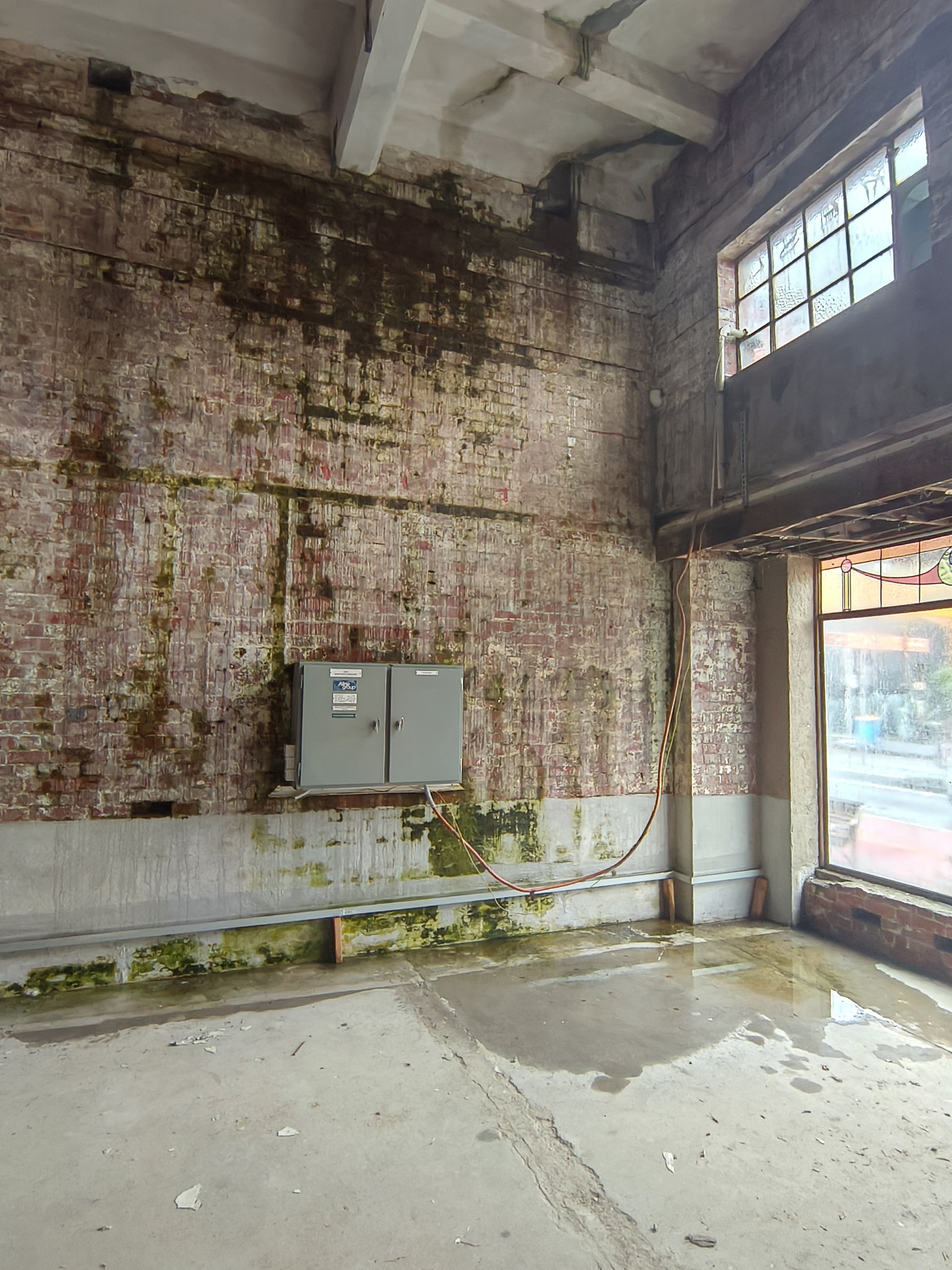 An existing conditions of a building which was assessed and a solution found