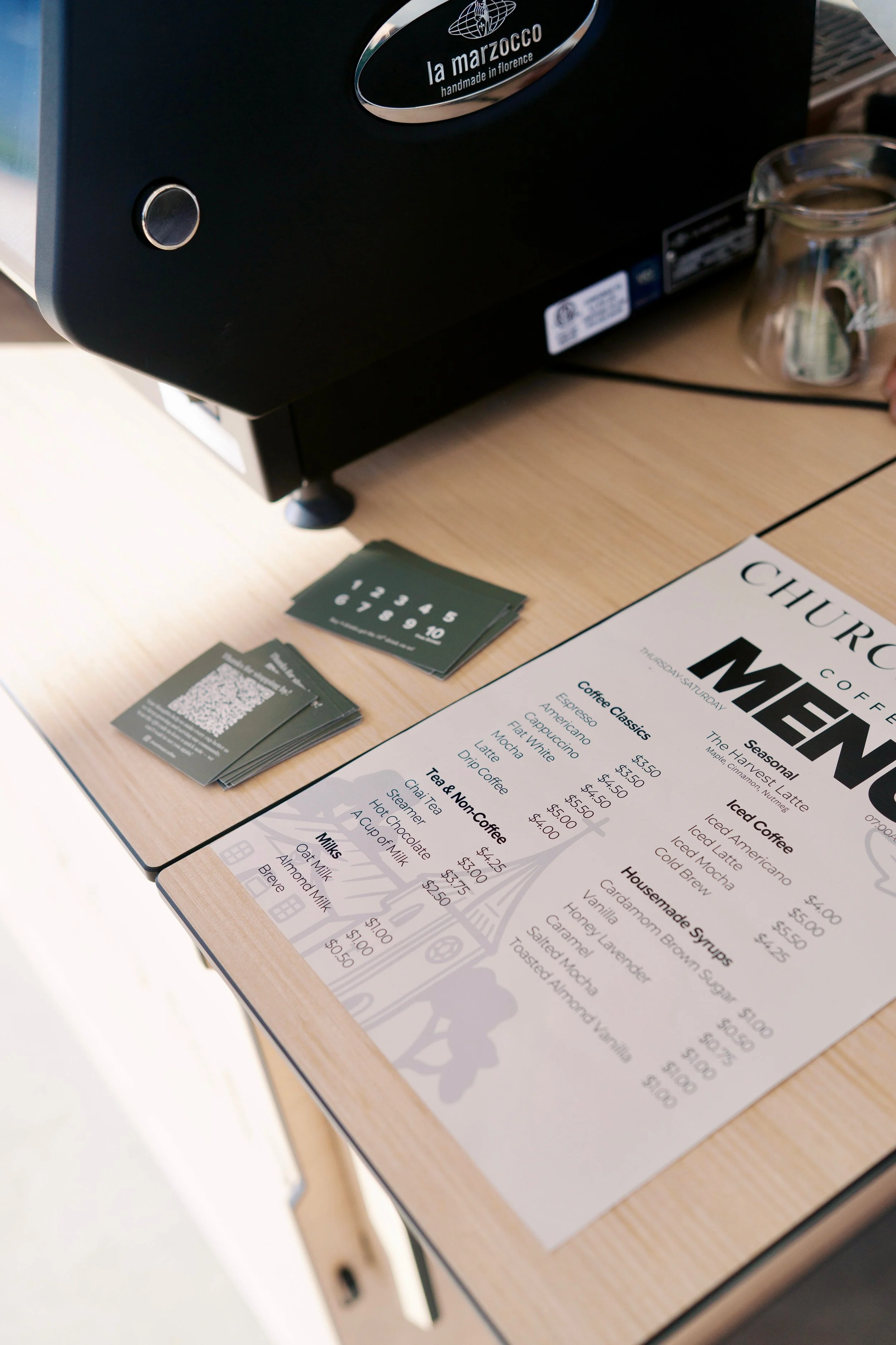 MENU | Discover Quality Coffee Today — CHURCH ROAD COFFEE