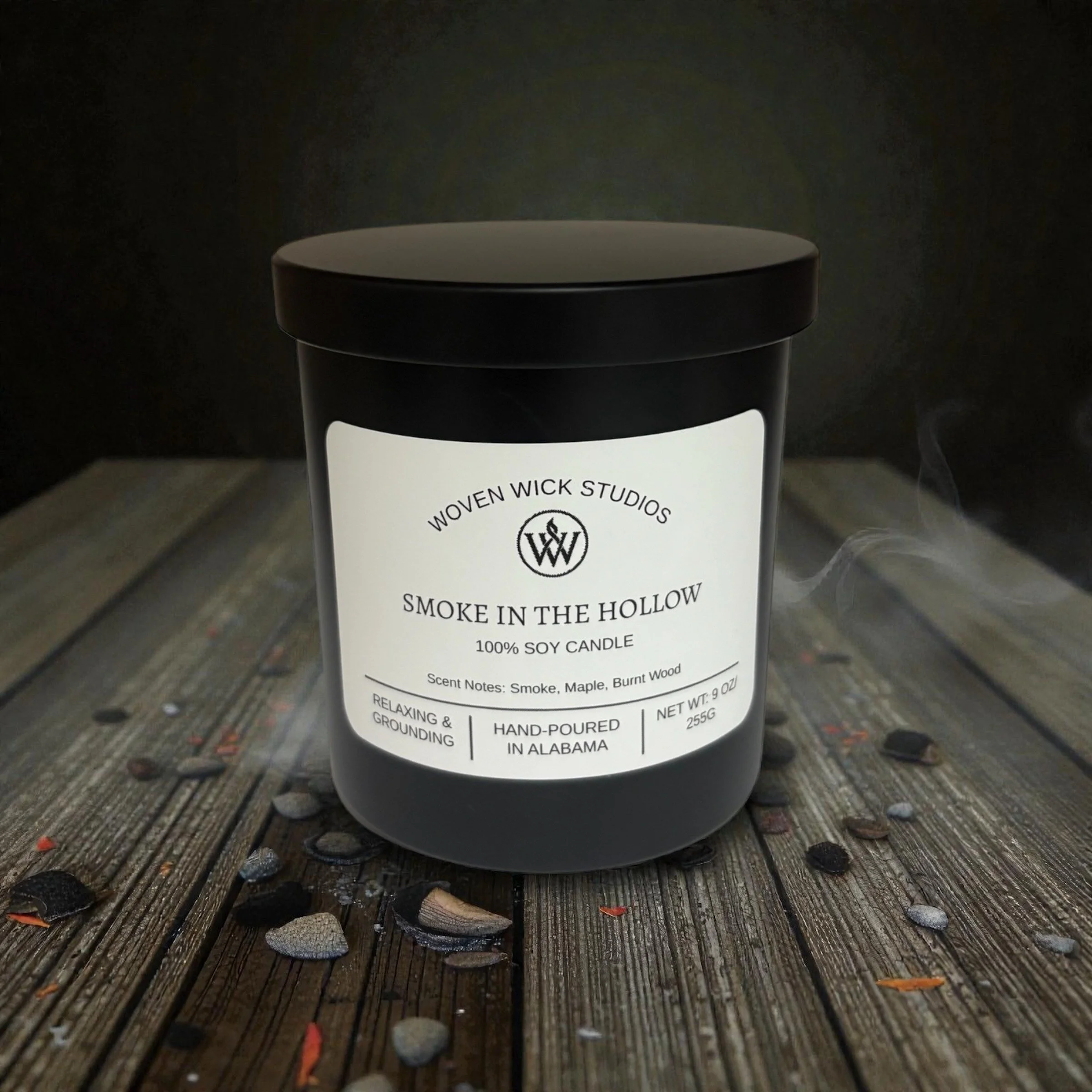 Smoke In The Hollow 9oz Candle