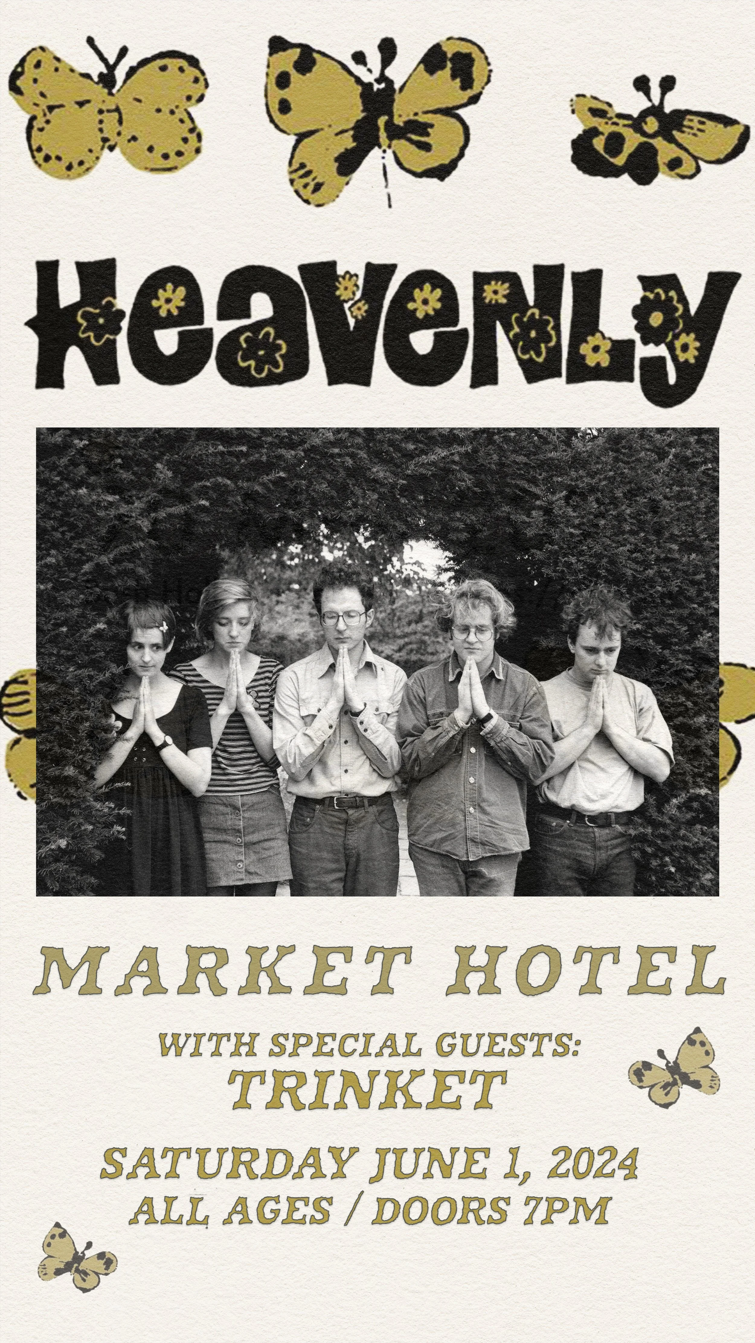 Heavenly reunion show flyers