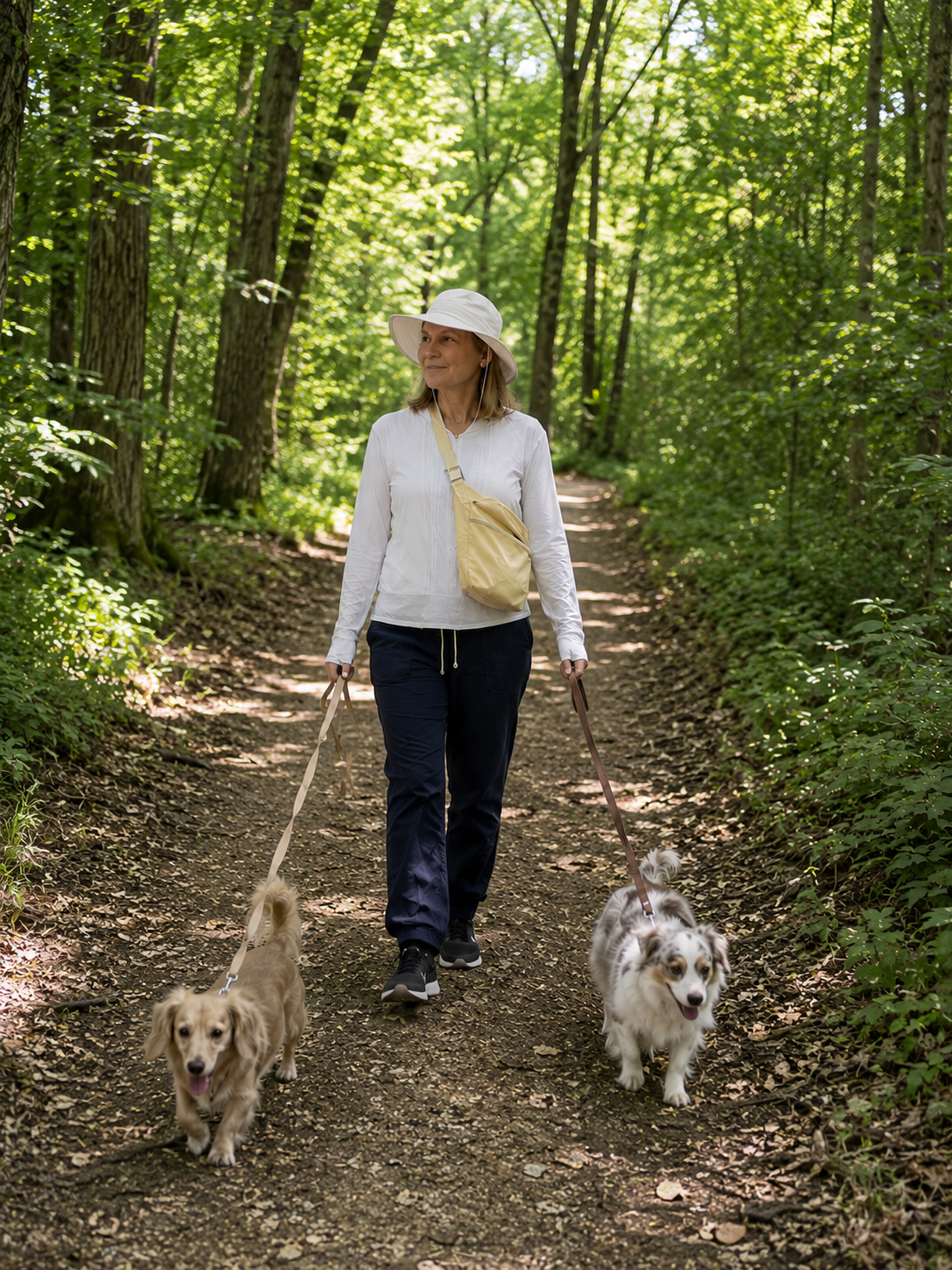 What I Wear on Long Walks With My Dogs