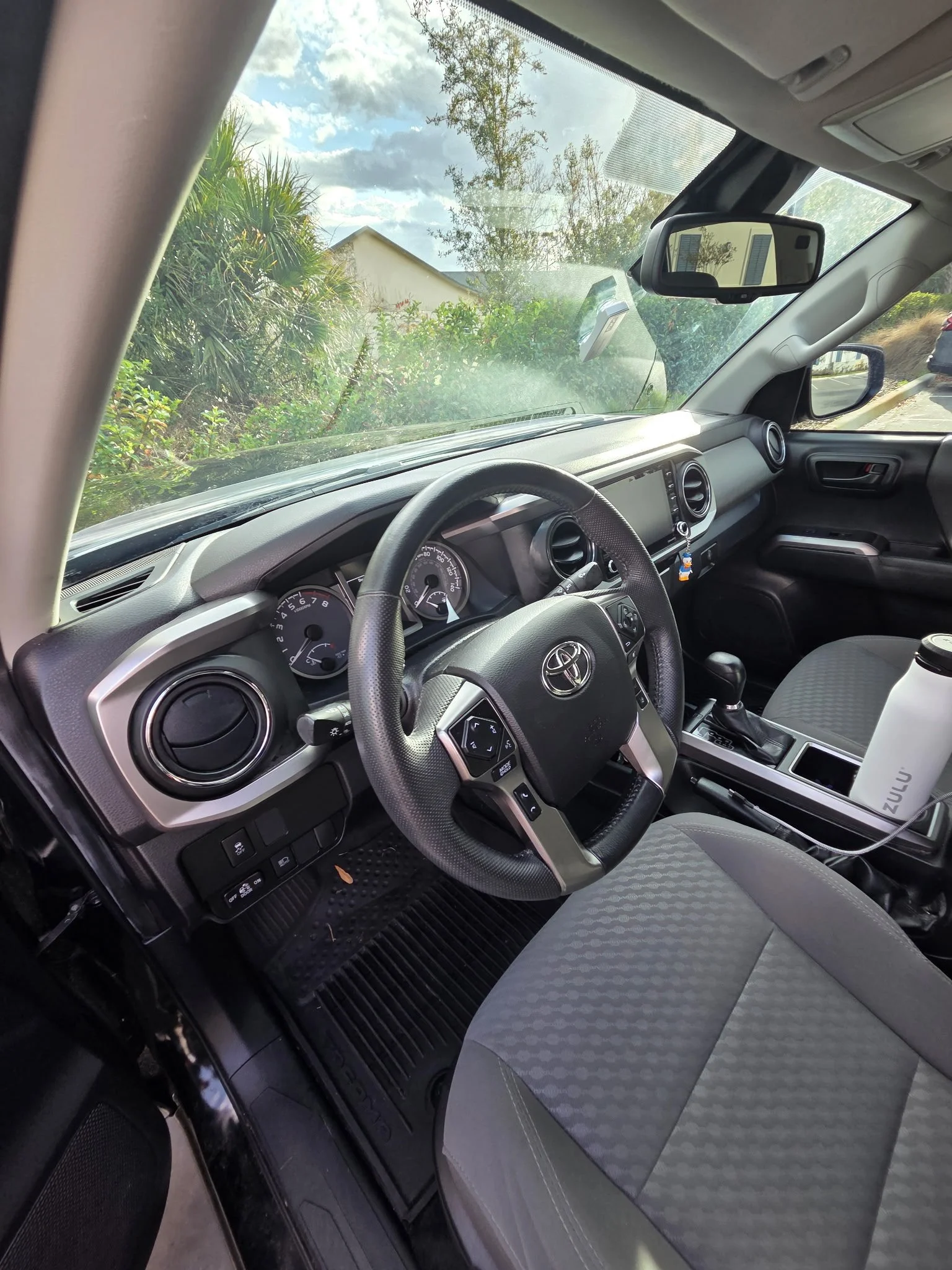 Clean car interior after mobile detailing service at a Palm Coast, Florida residence