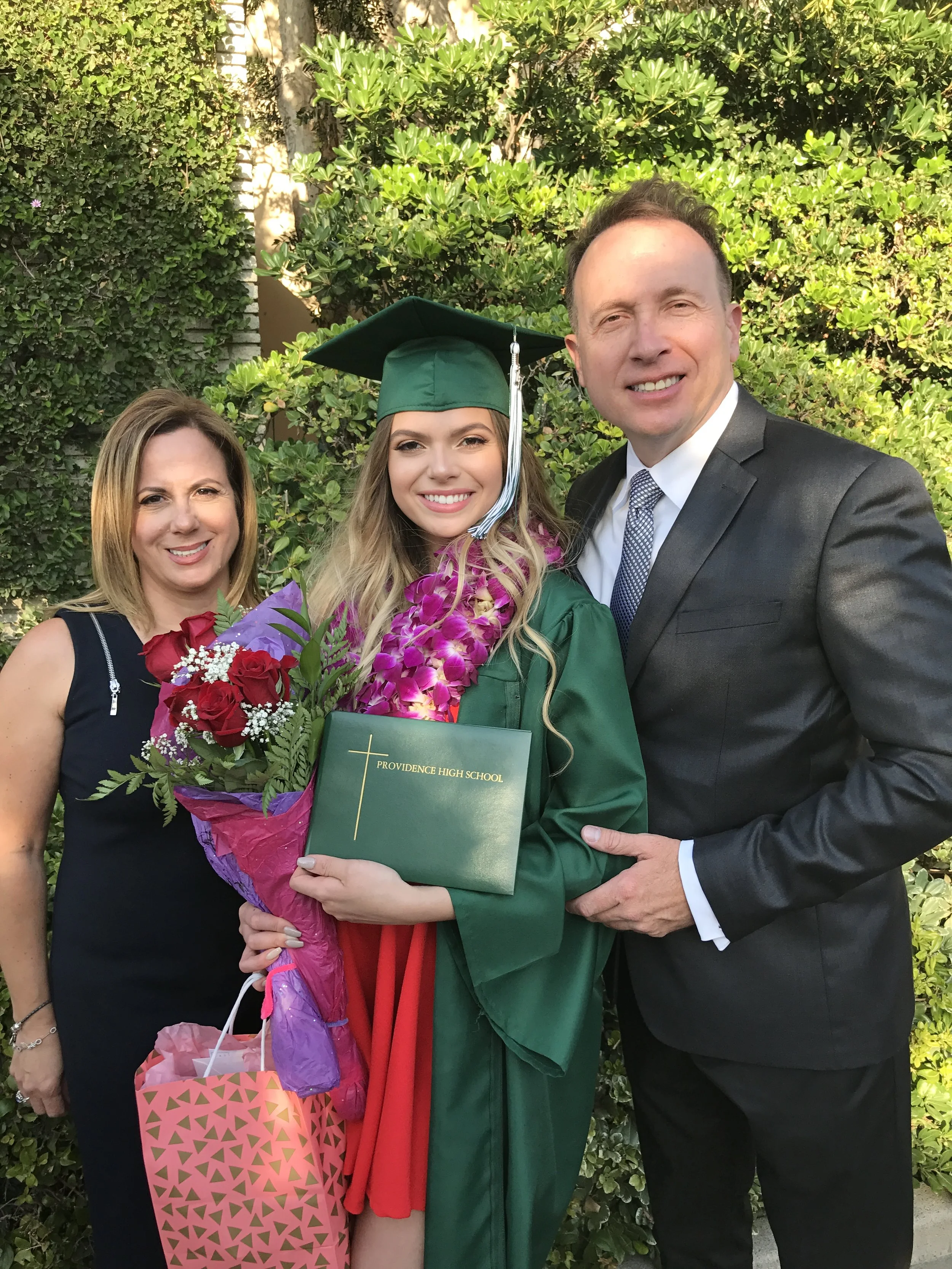 Lauren Taveras highschool graduation.