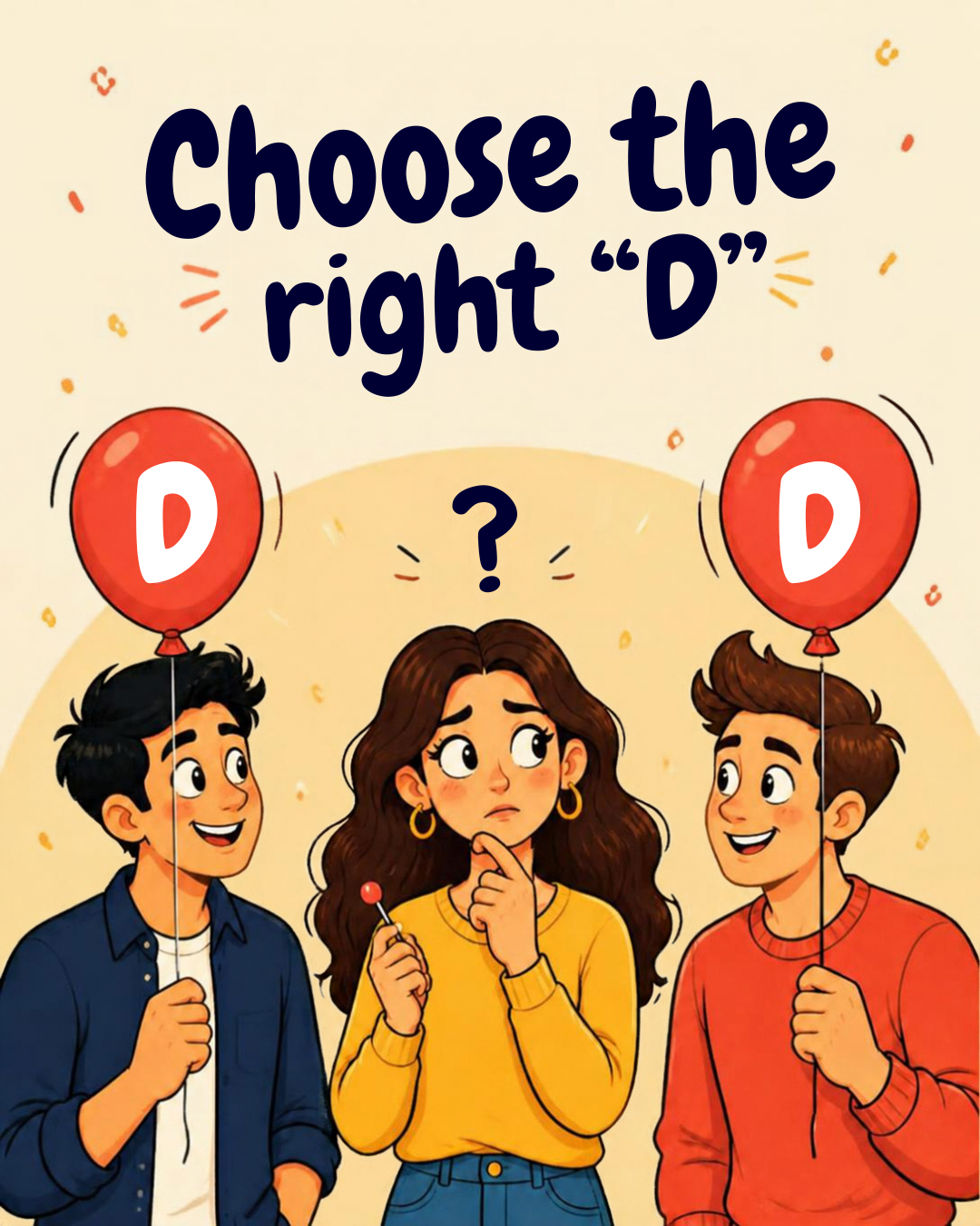 Choose the Right “D”