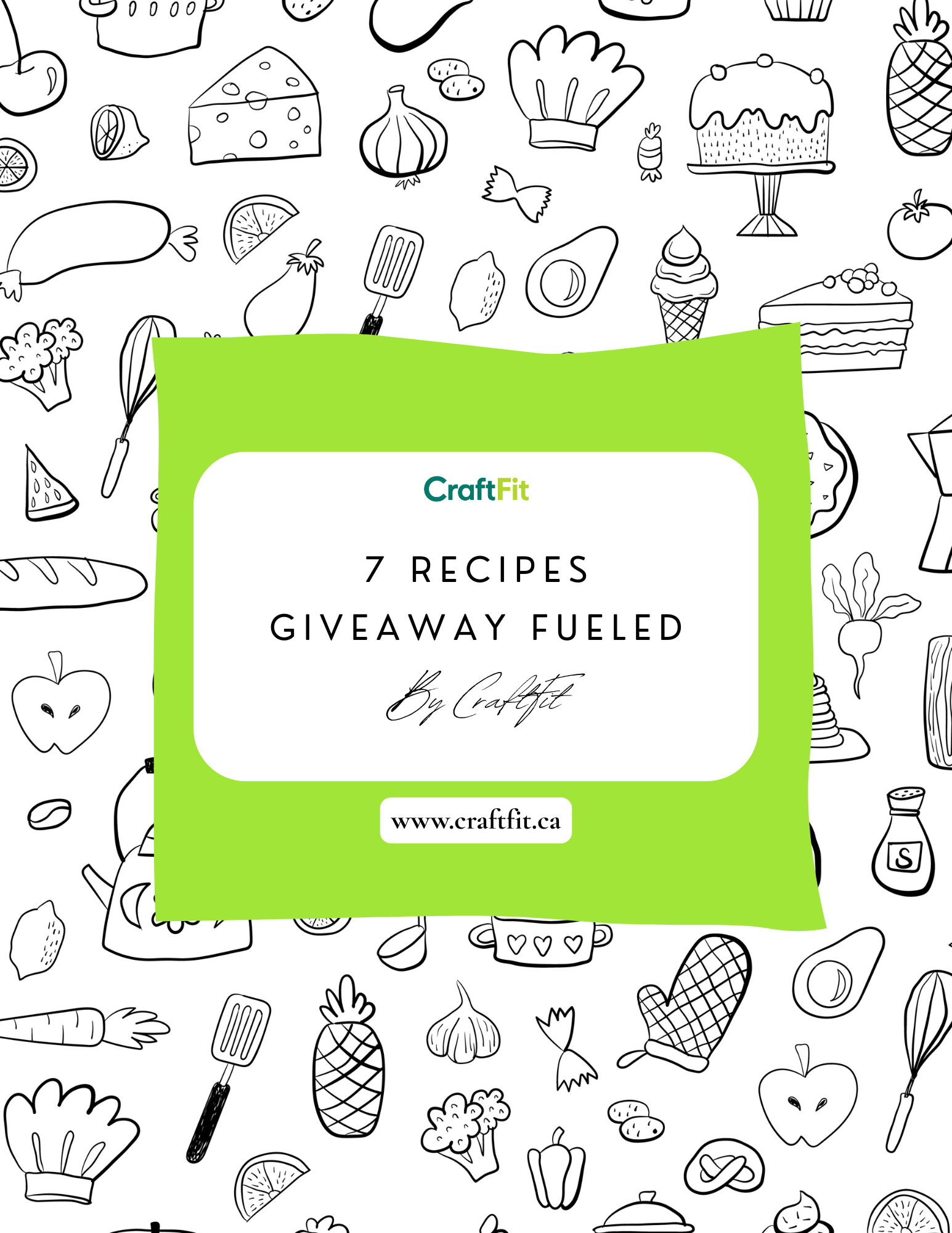Free 7 Recipe Giveaway Fuelled by CraftFit