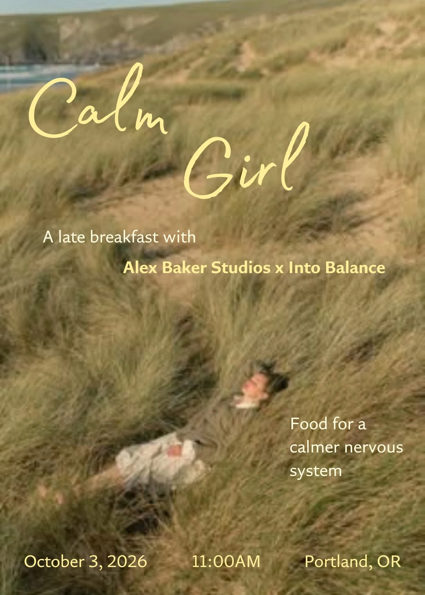 Calm Girl - A Late Breakfast