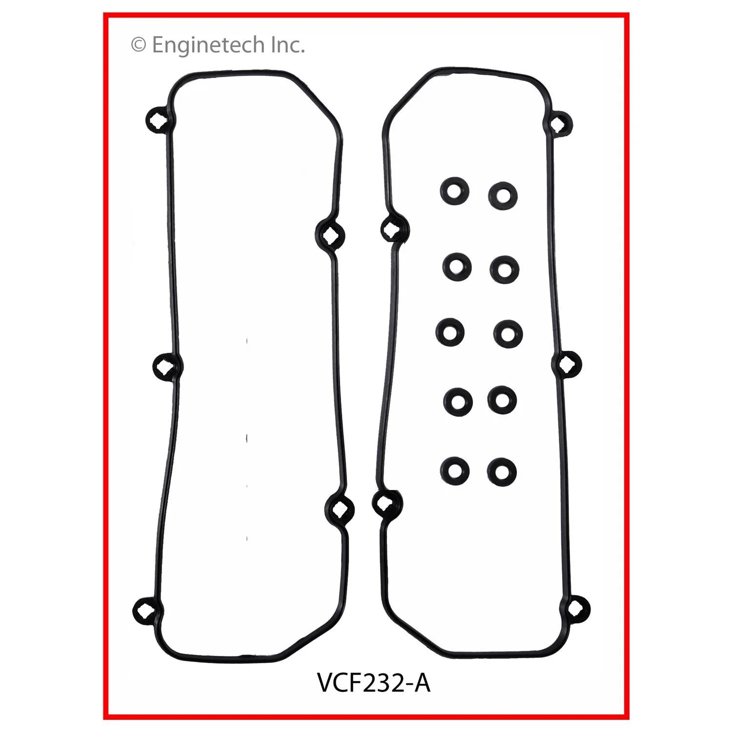 Valve Cover Gasket Set  (Enginetech  VCF232-A)  94-08
