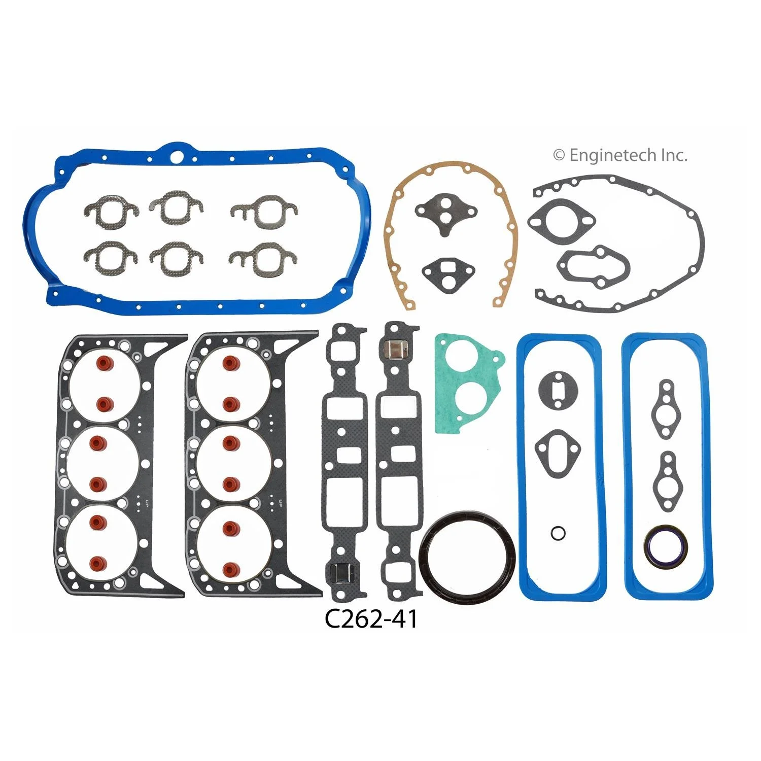 Full Gasket Set  (Enginetech  C262-41)  86-93