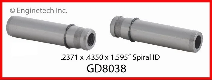 Valve Guide - Exhaust  (Enginetech  GD8038)  86-04