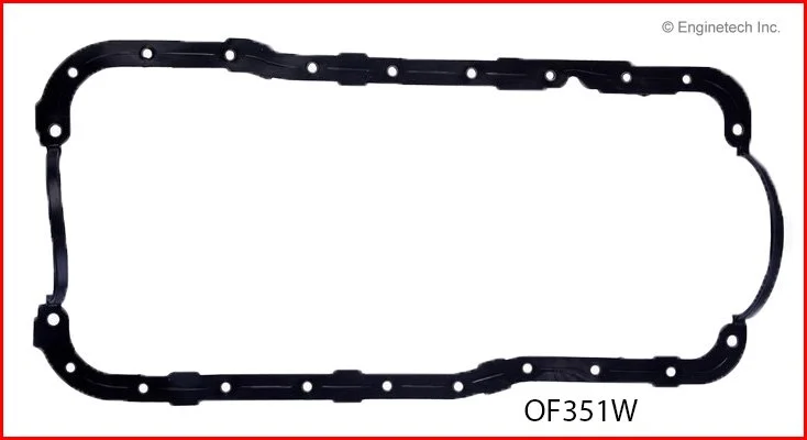 Oil Pan Gasket  (Enginetech  OF351W)  87-97