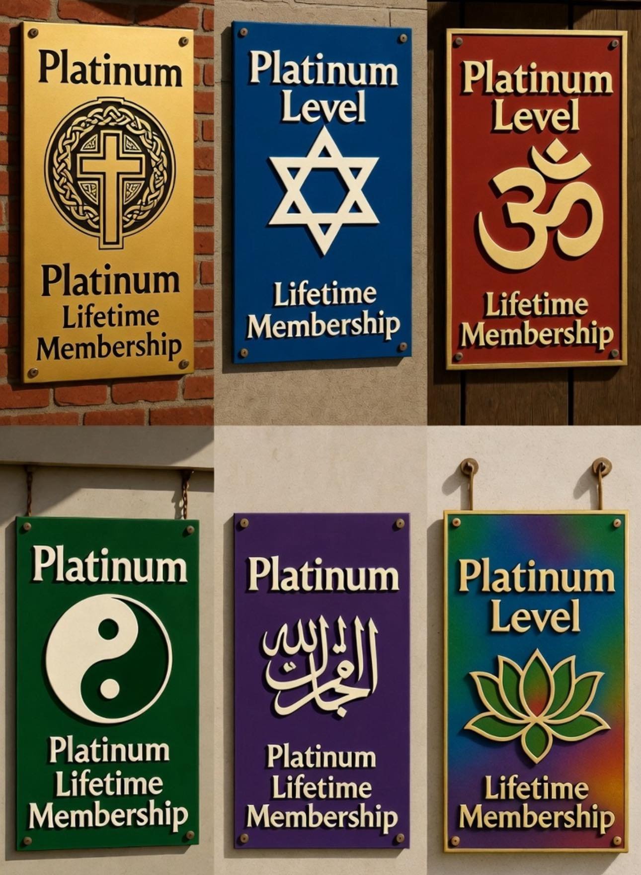 PLATINUM LEVEL LIFETIME MEMBERSHIP