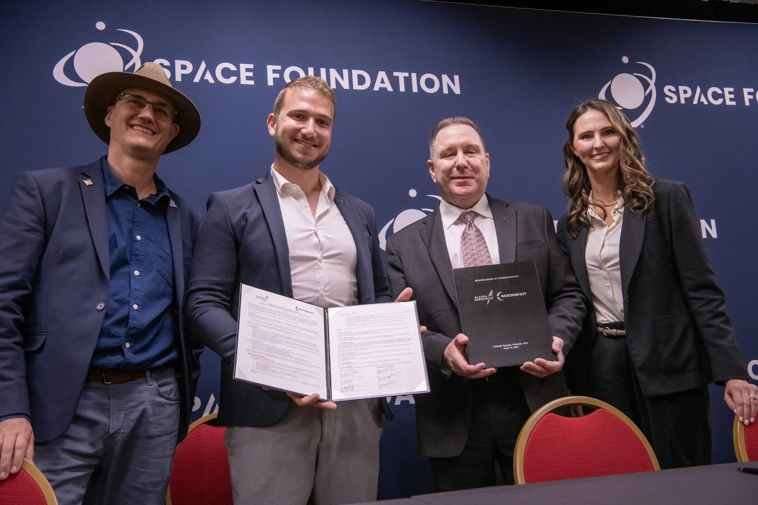 AAC and Moonshot Space Sign MOU at the 41st Space Symposium in Colorado Springs