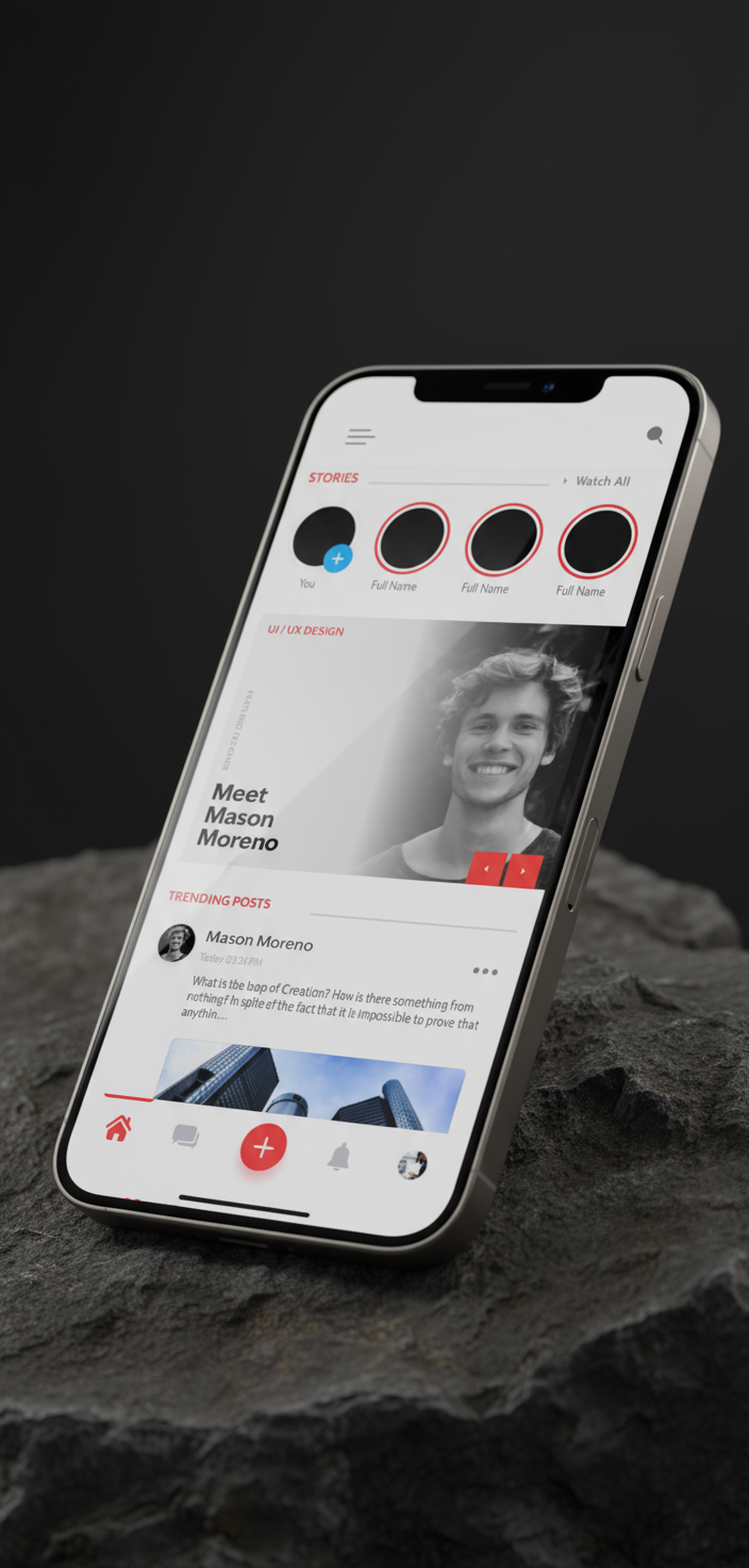 iPhone 16 Pro IIChance Social App Showcase.png