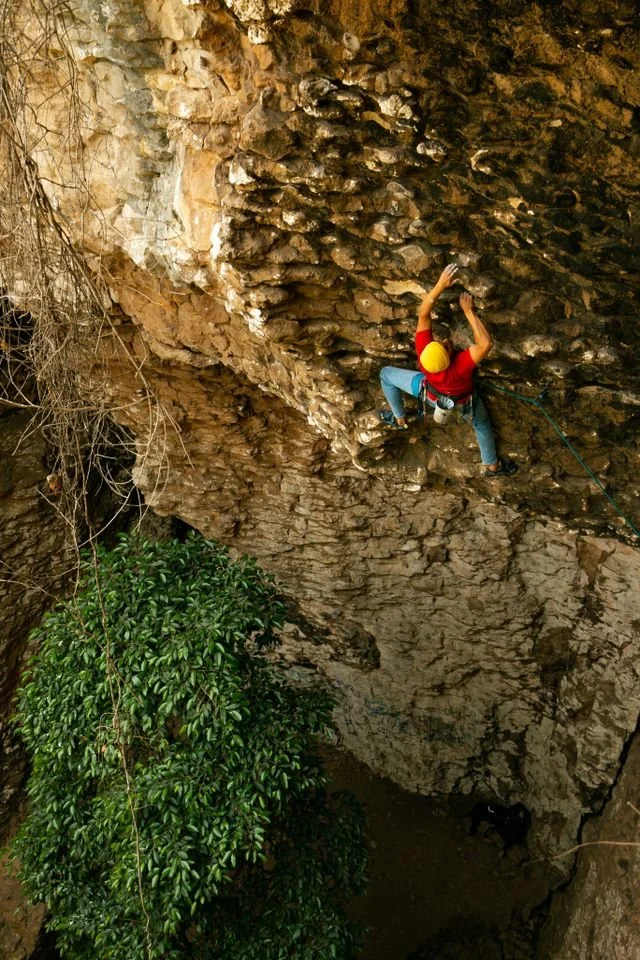 Escalando en San Cristobal de Las Casas. S. Arreola