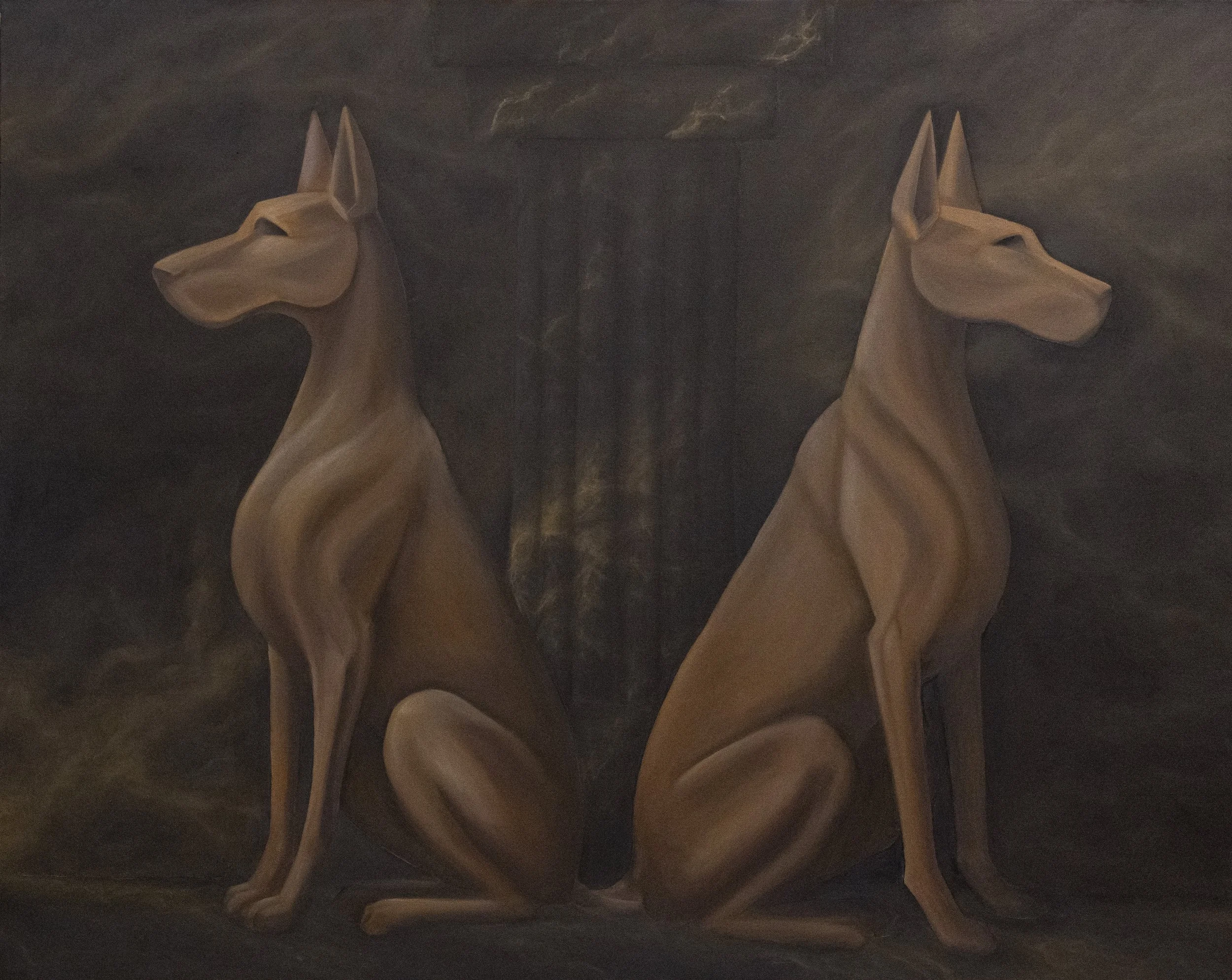 Gatekeepers (Oil on Canvas, 2025)