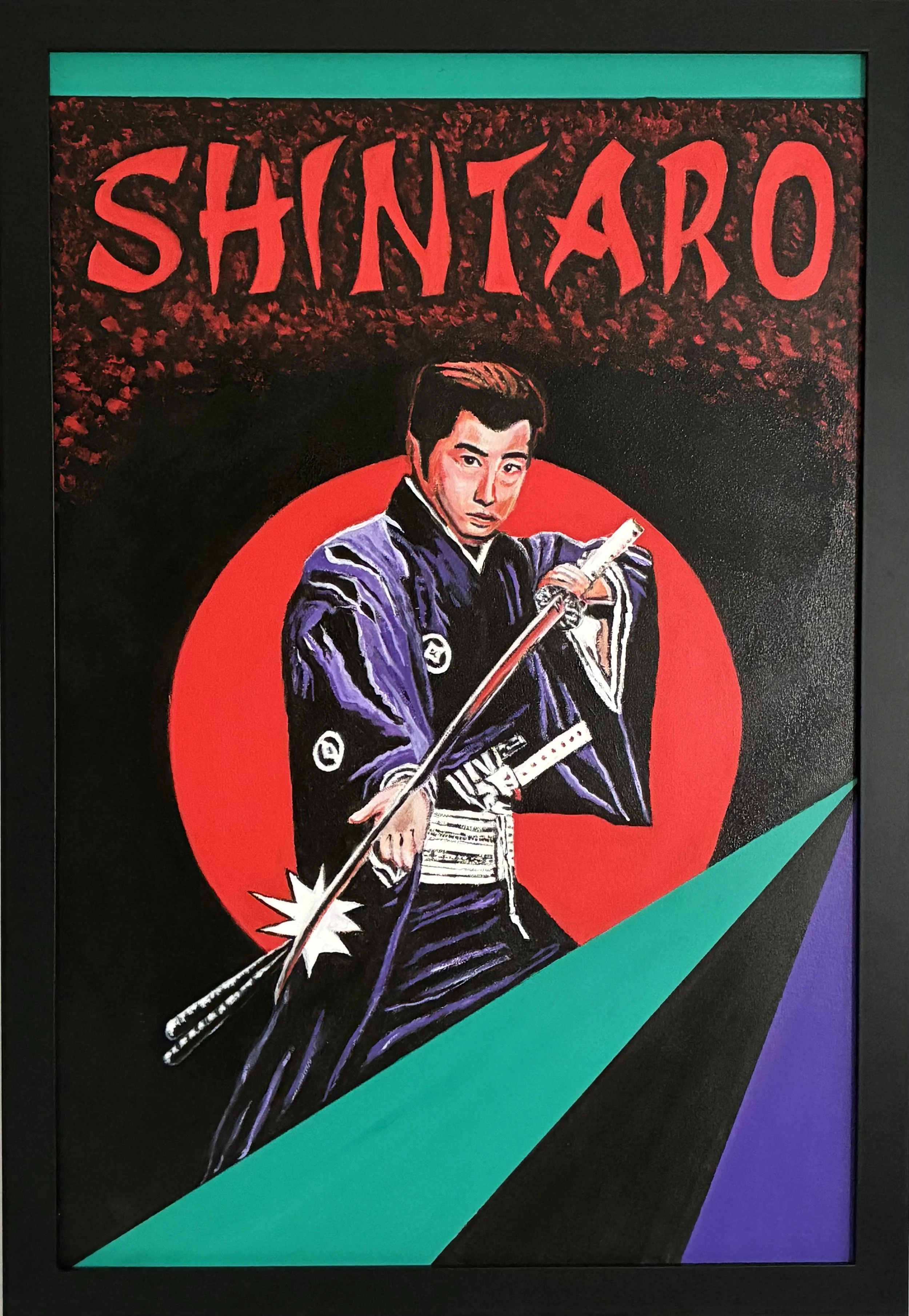 Artist: Noel Grannall | Title: Shintaro | Medium: Acrylic on Plywood | Size (W x H): 68 x 98.5 cm