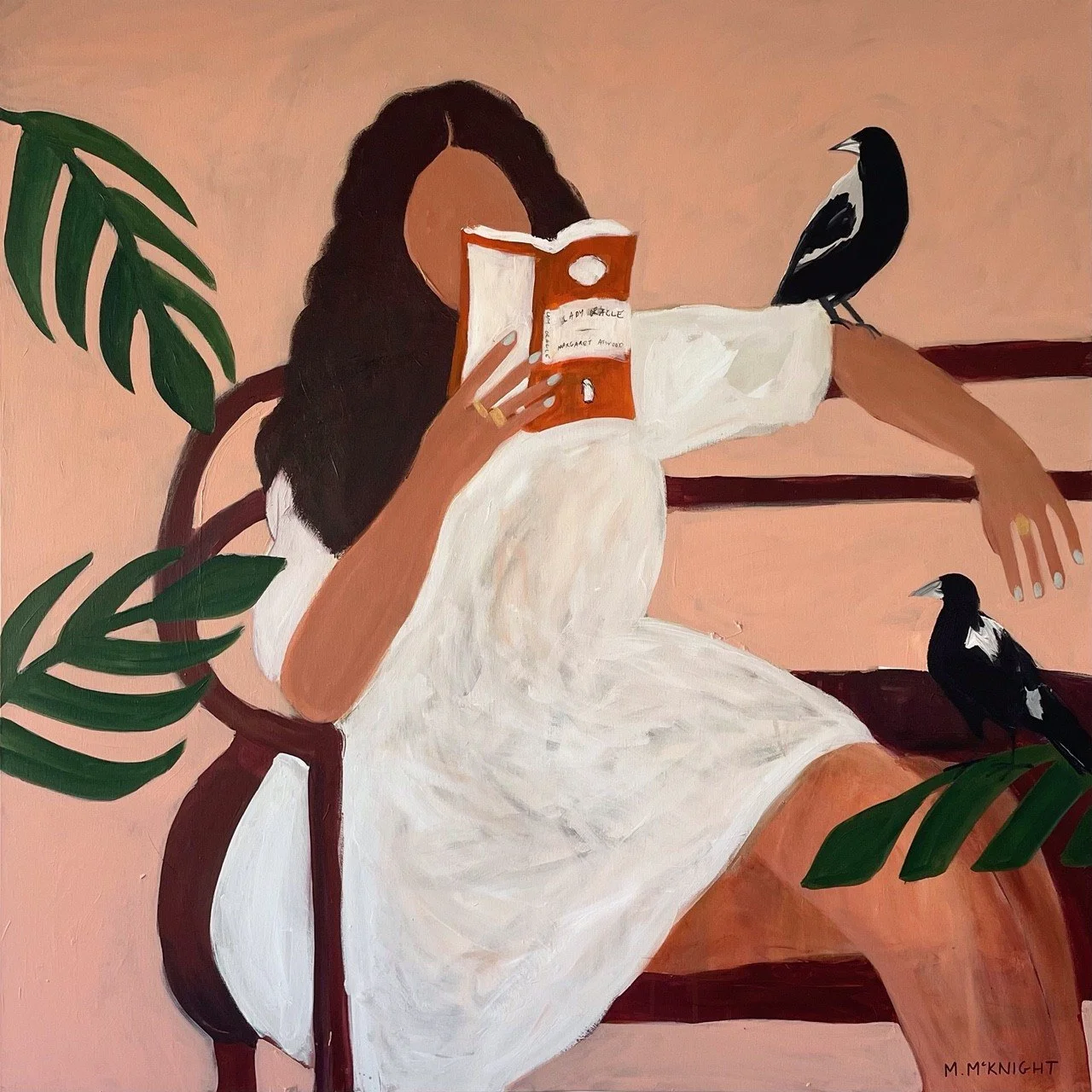 Artist: Marnie McKnight | Title: Lady Oracle | Medium: Acrylics on Canvas | Size (W x H): 101 x 101 cm