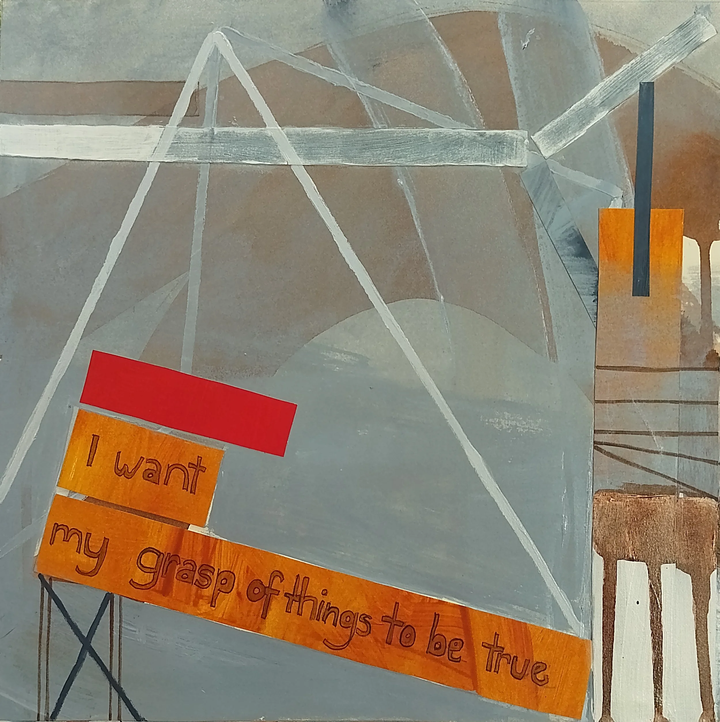 Artist: Moira Kirkwood | Title: Rilke | Medium: Mixed Media on Paper | Size (W x H): 47 x 47 cm