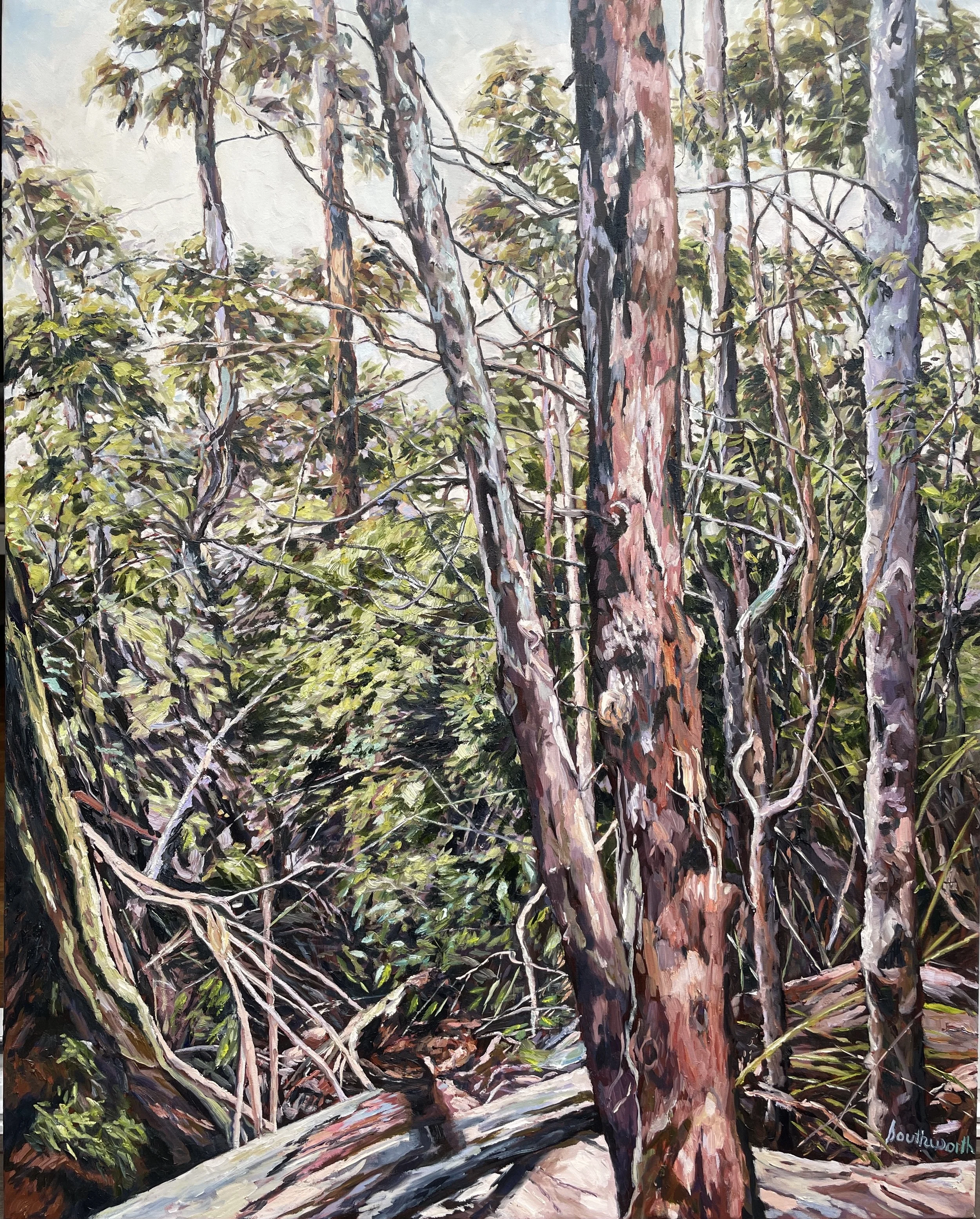 Artist: Nicole Southworth | Title: The Untamed Details | Medium: Oil on Canvas | Size (W x H): 80 x 100 cm