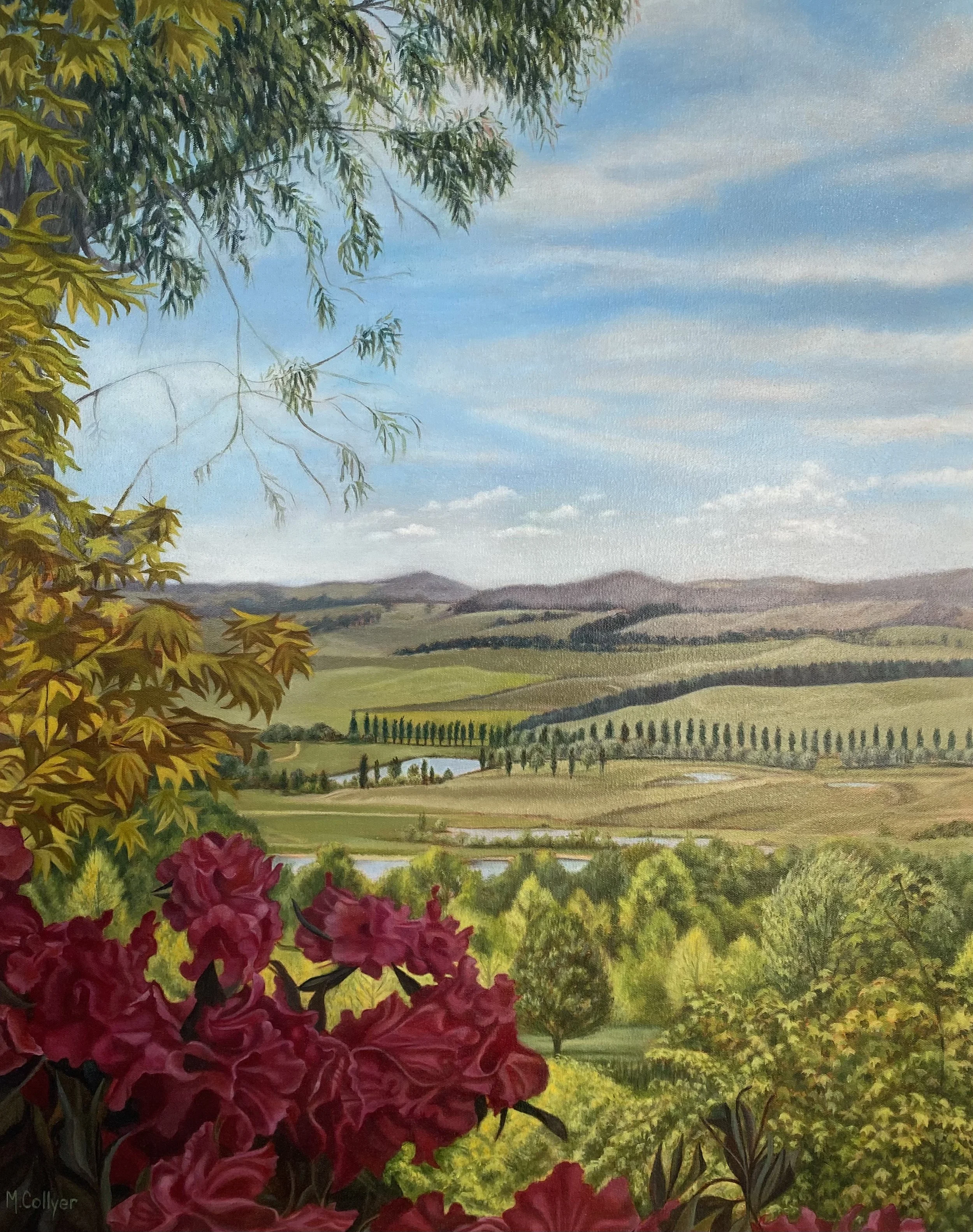 Artist: Michelle Collyer | Title: Mayfield Garden Oberon | Medium: Oil on Canvas | Size (W x H): 76 x 61 cm