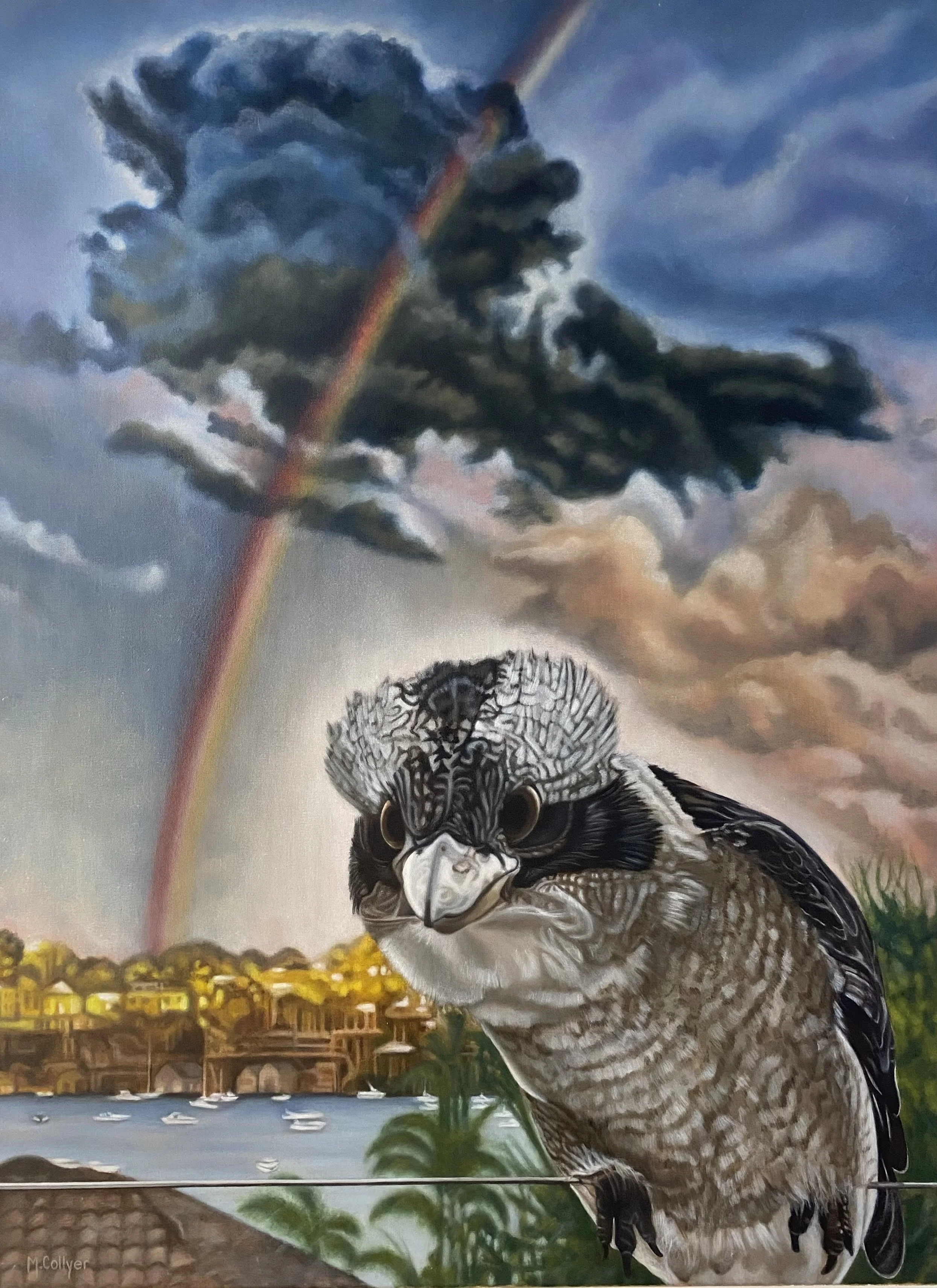 Artist: Michelle Collyer | Title: The Curious Visitor | Medium: Oil on Canvas | Size (W x H): 76 x 100 cm