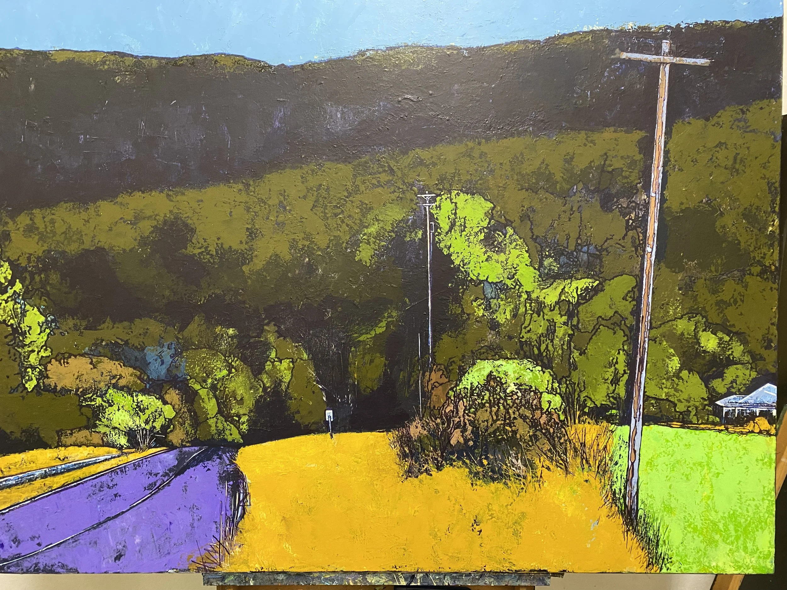 Artist: Graham Sinclair | Title: Road to Robertson | Medium: Acrylic on Canvas | Size (W x H): 120 x 90 cm