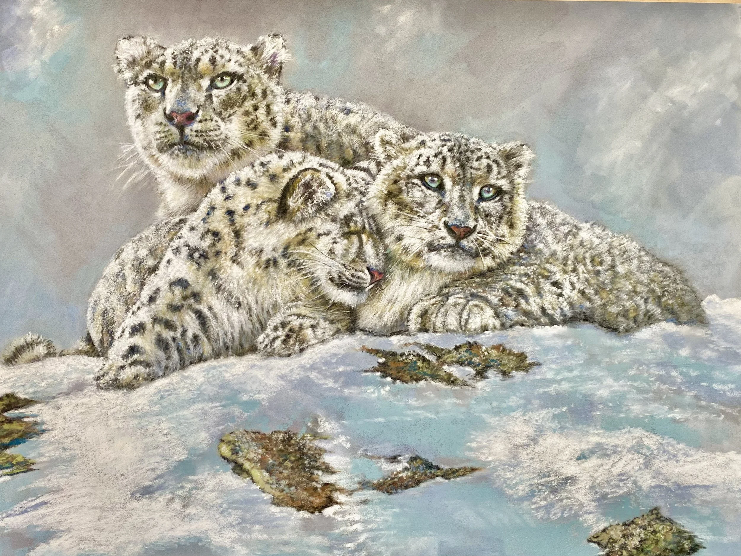 Artist: Marea Finnegan | Title: Ghosts of the Mountains | Medium: Pastels | Size (W x H): 83 x 68 cm