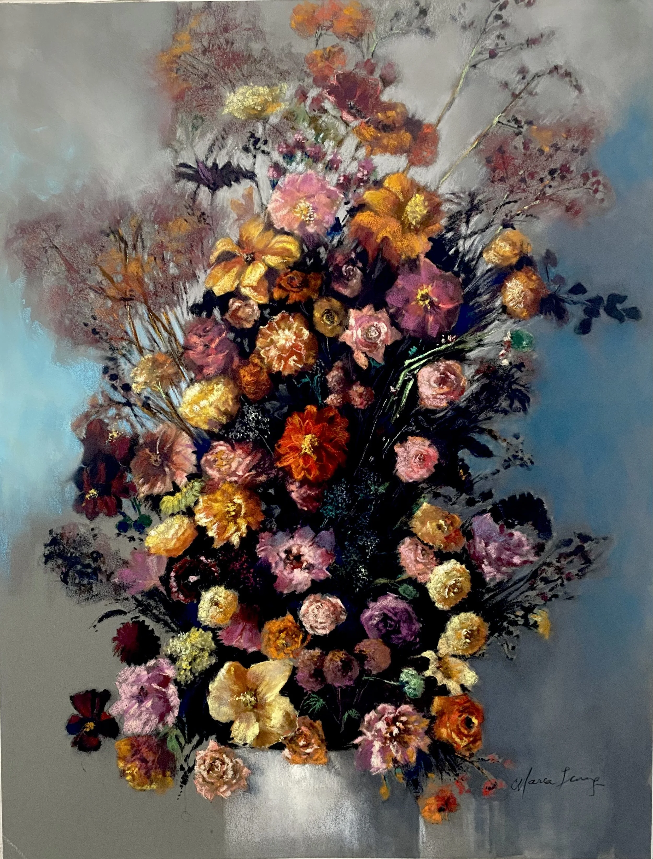Artist: Marea Finnegan | Title: Florescence | Medium: Pastels | Size (W x H): 70 x 84 cm