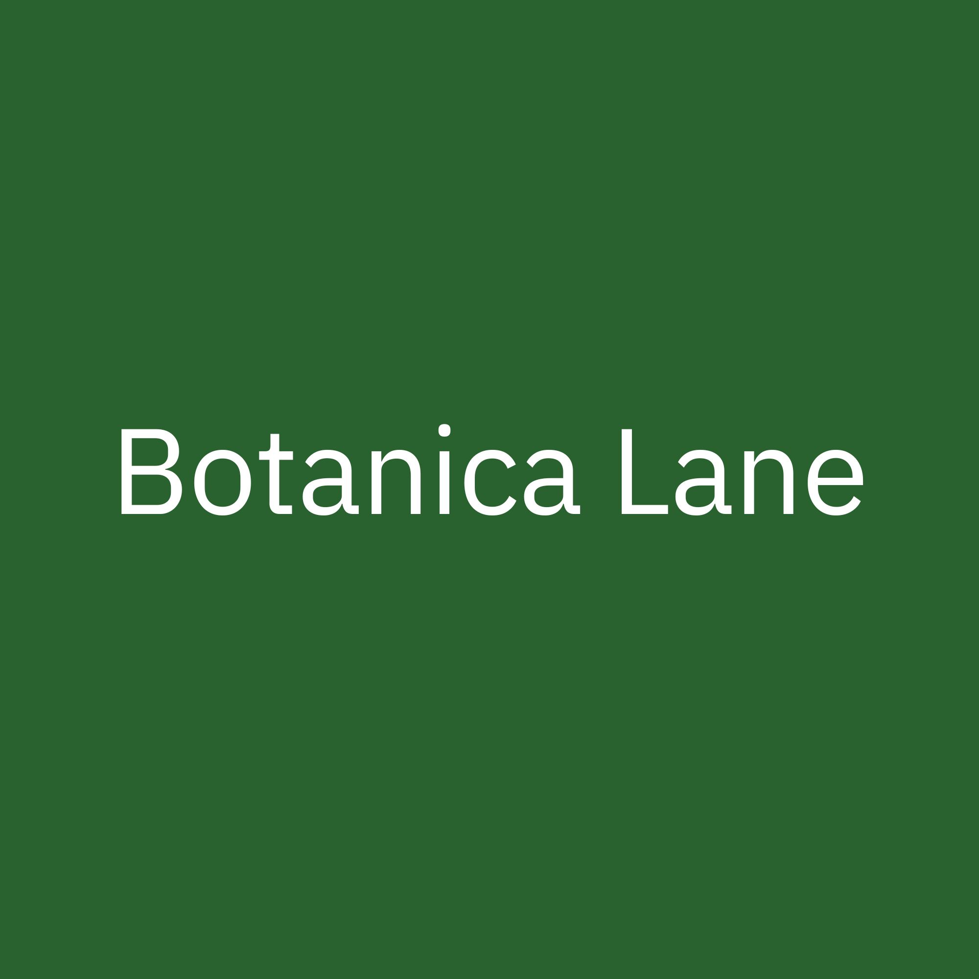 Sponsor - Botanica Lane