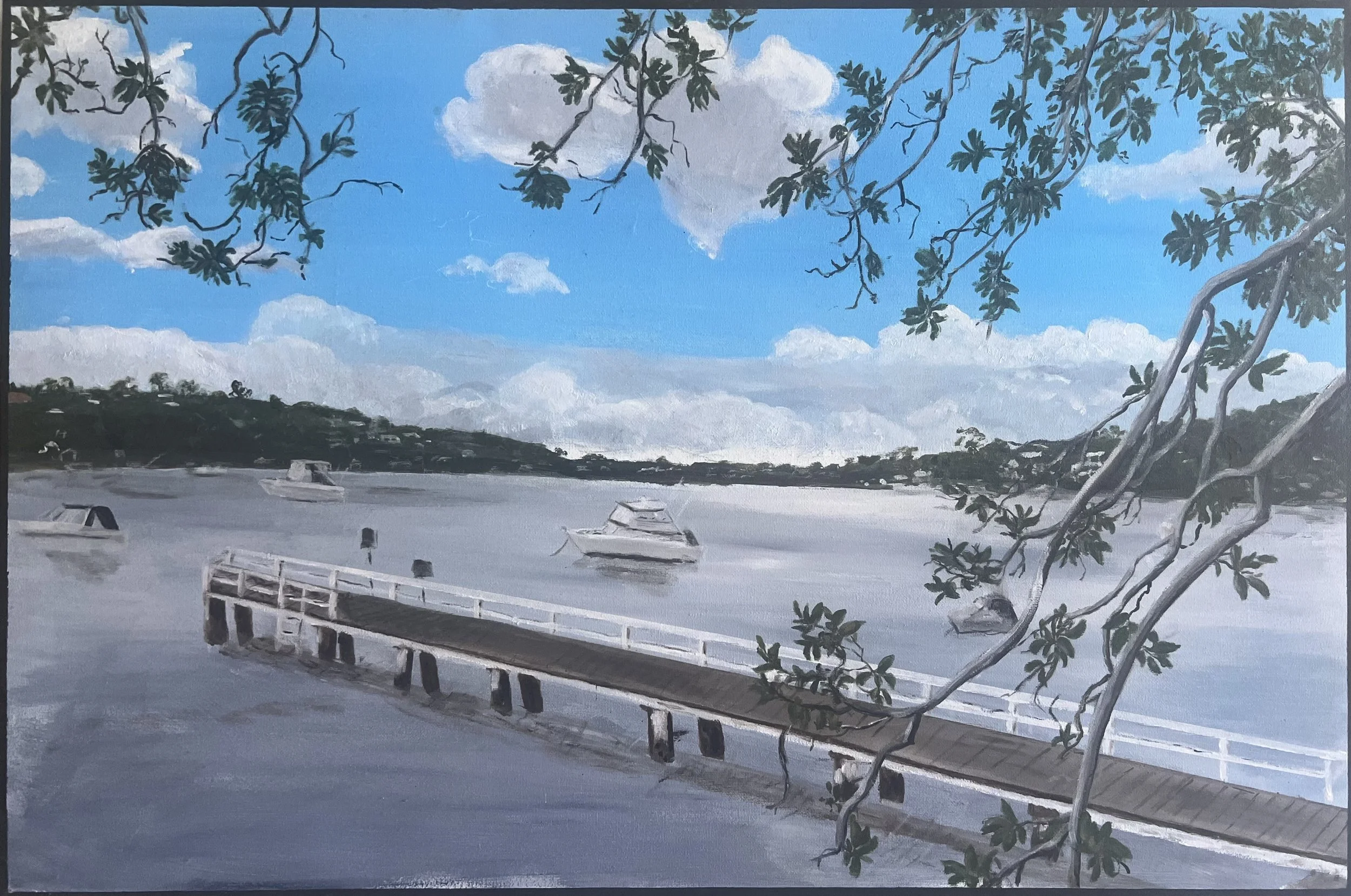 Artist: Anne Whillas | Title: Como |Medium: Acrylic | Size (W x H): 76 x 50 cm