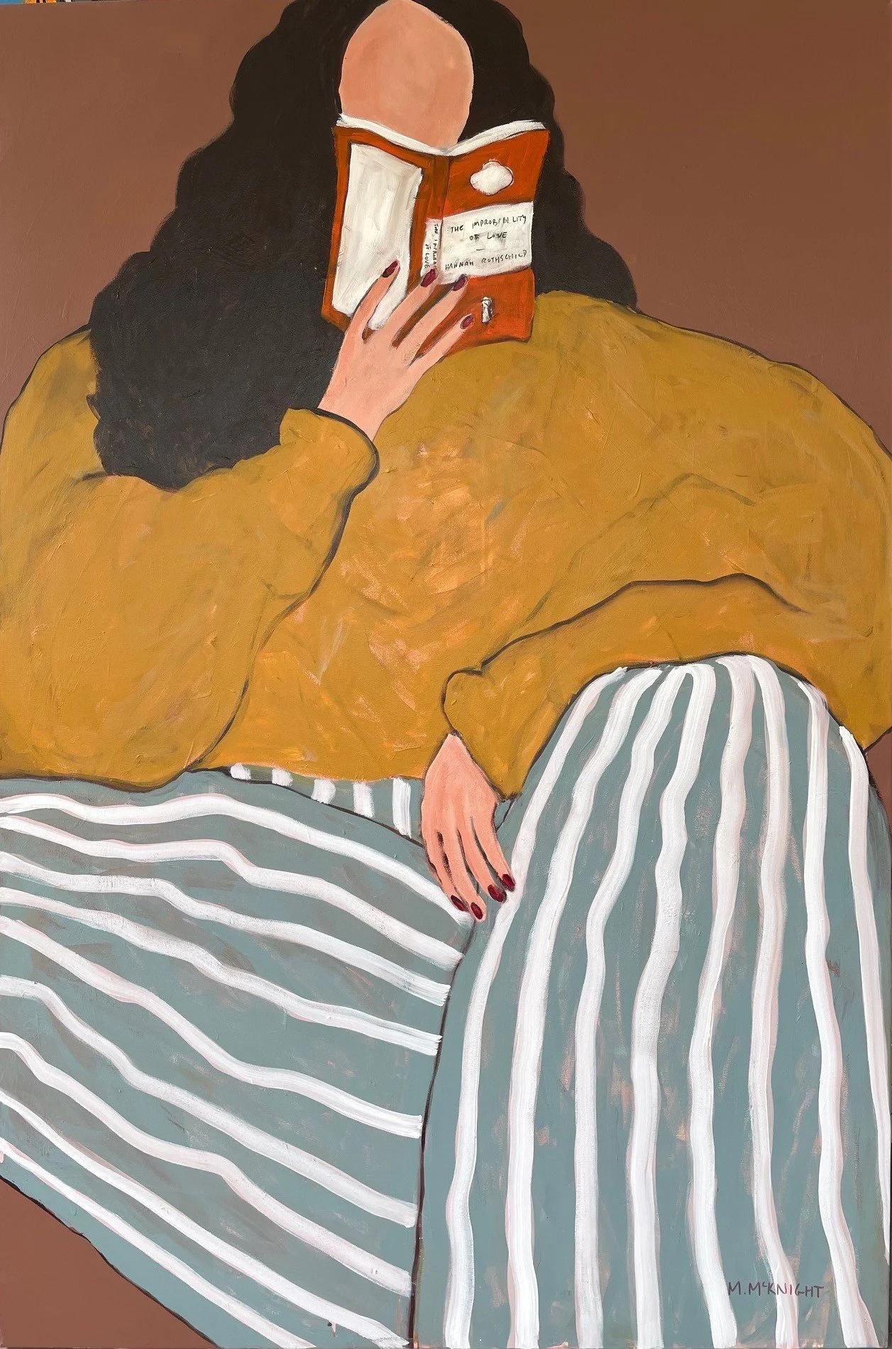 Artist: Marnie McKnight | Title: Improbability of Love | Medium: Acrylics on Canvas | Size (W x H): 102 x 152 cm