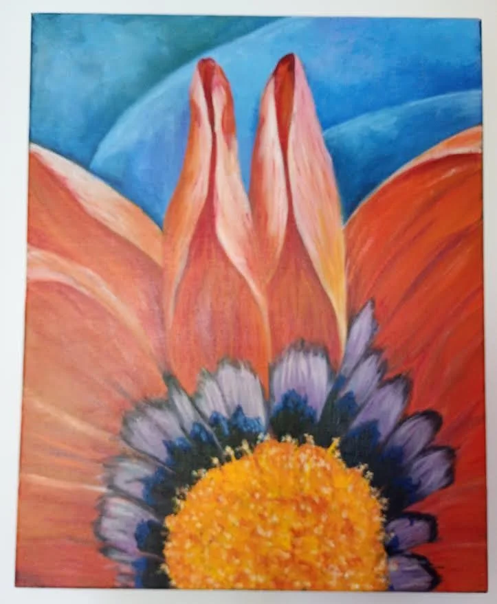 Artist: Elisa Brogan | Title: Flower | Medium: Acrylics | Size (W x H): 41 x 51 cm