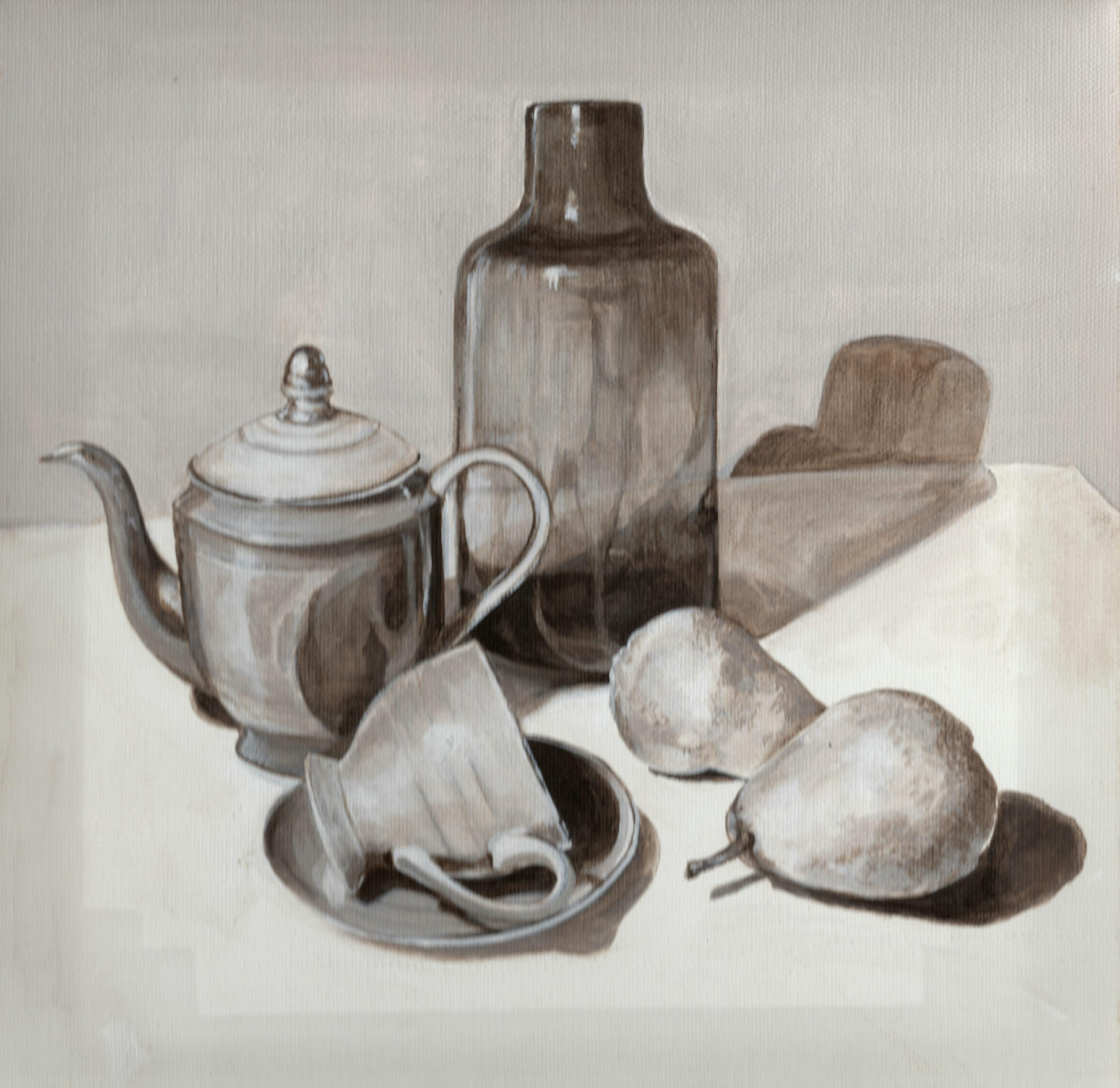 Artist: Kerry Candarakis | Title: Still Life 1 | Medium: Acrylic on Canvas | Size (W x H): 34.5 x 34.5 cm