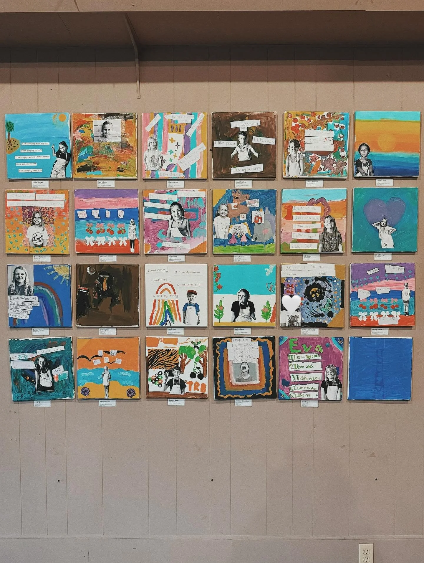 Hearth &amp; Hue&rsquo;s first art show 🖼️
These young artists worked so hard, and I&rsquo;m beyond proud of them for doing their best and embracing their individual styles. I share a lot about how opening an art school and being an art teacher has 