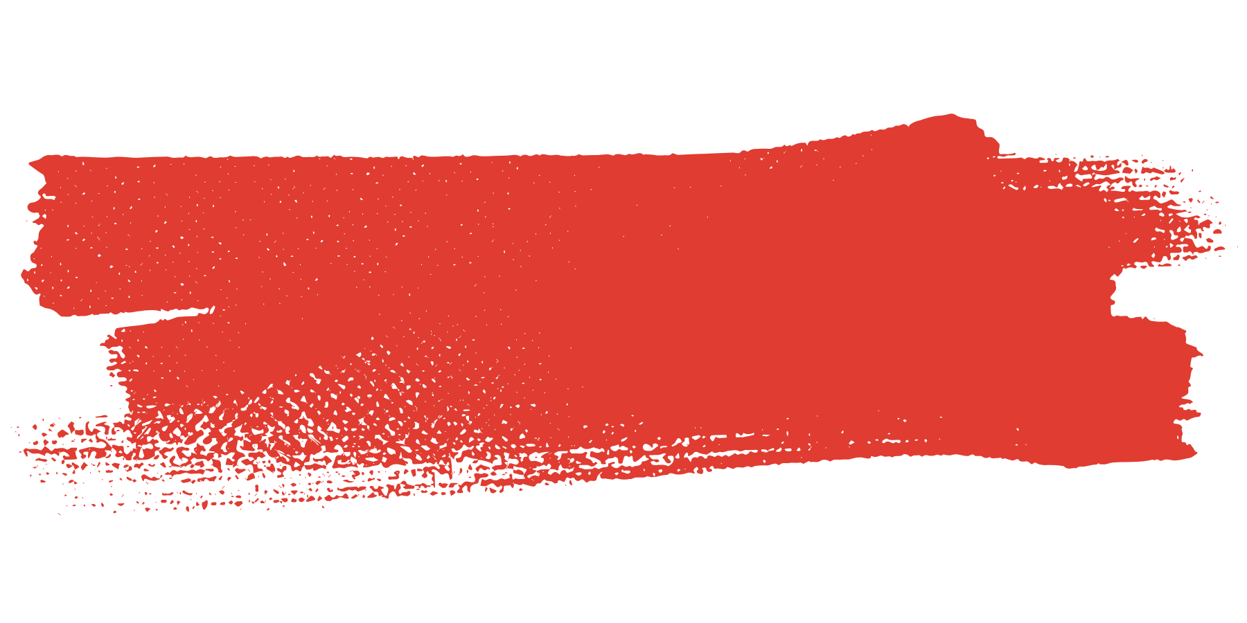 Red paintbrush stroke with the word 'SALE' written in white capital letters.