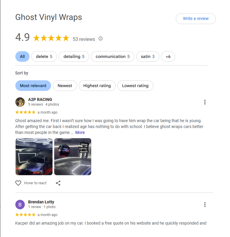 Ghost Vinyl Wraps | Transform Your Vehicle Today