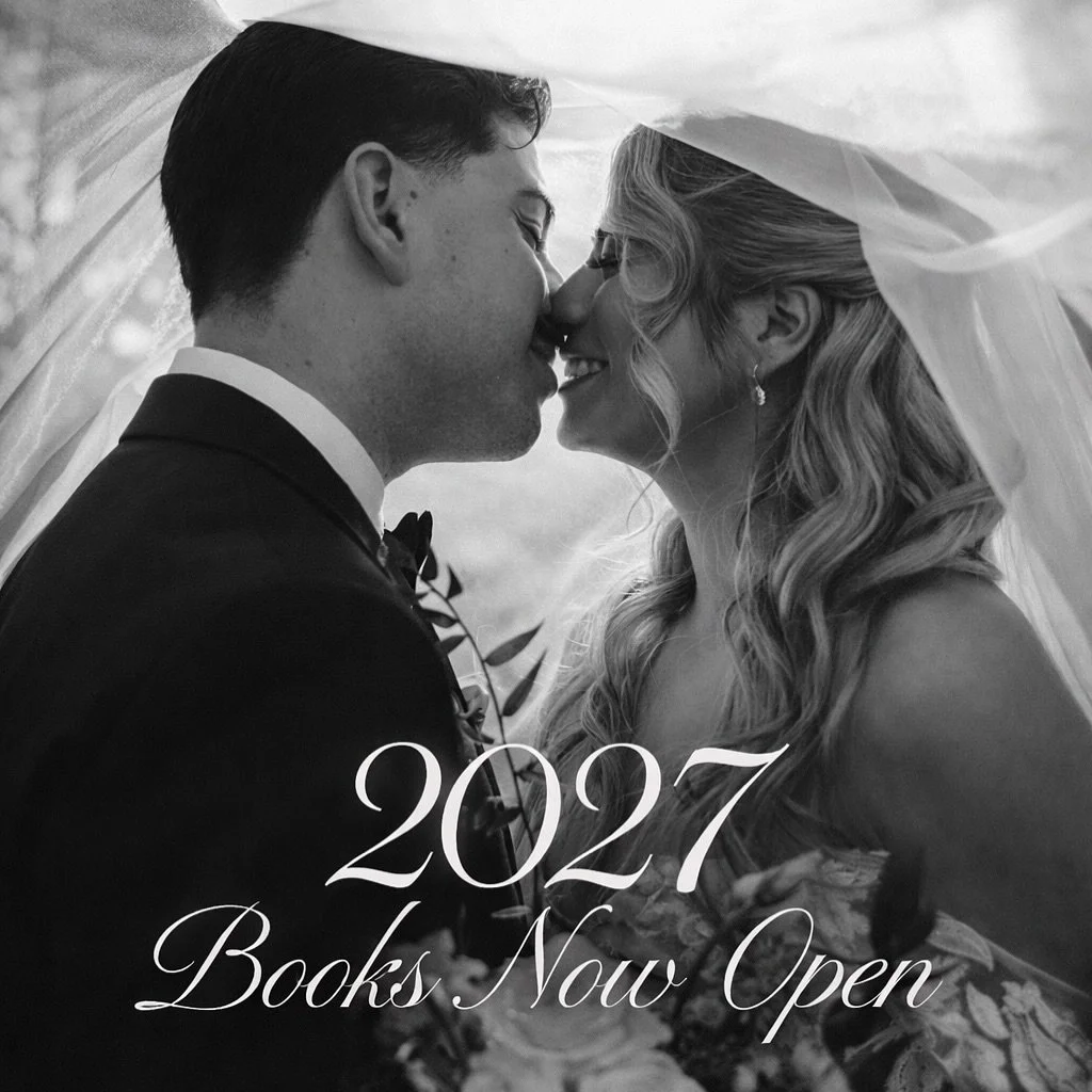 2027 books now open 🖤🤍 

Featuring the most amazing wedding couple, sometimes we don&rsquo;t ever get to see our couples photos and when I do - omg we fall in love. It&rsquo;s such a beautiful thing to be apart of. We just saw these photos for the 