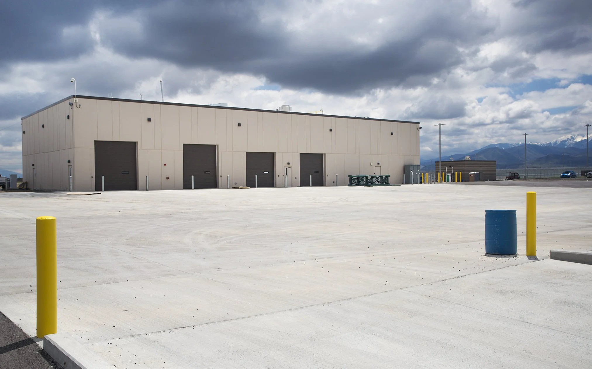 Commercial warehouse and loading dock facility — industrial MEP engineering by Lynk Engineers, Utah