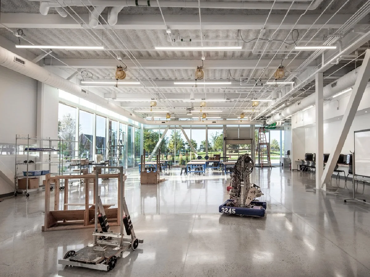 Waterford School classroom and laboratory — K-12 education mechanical and electrical engineering by Lynk Engineers, Utah