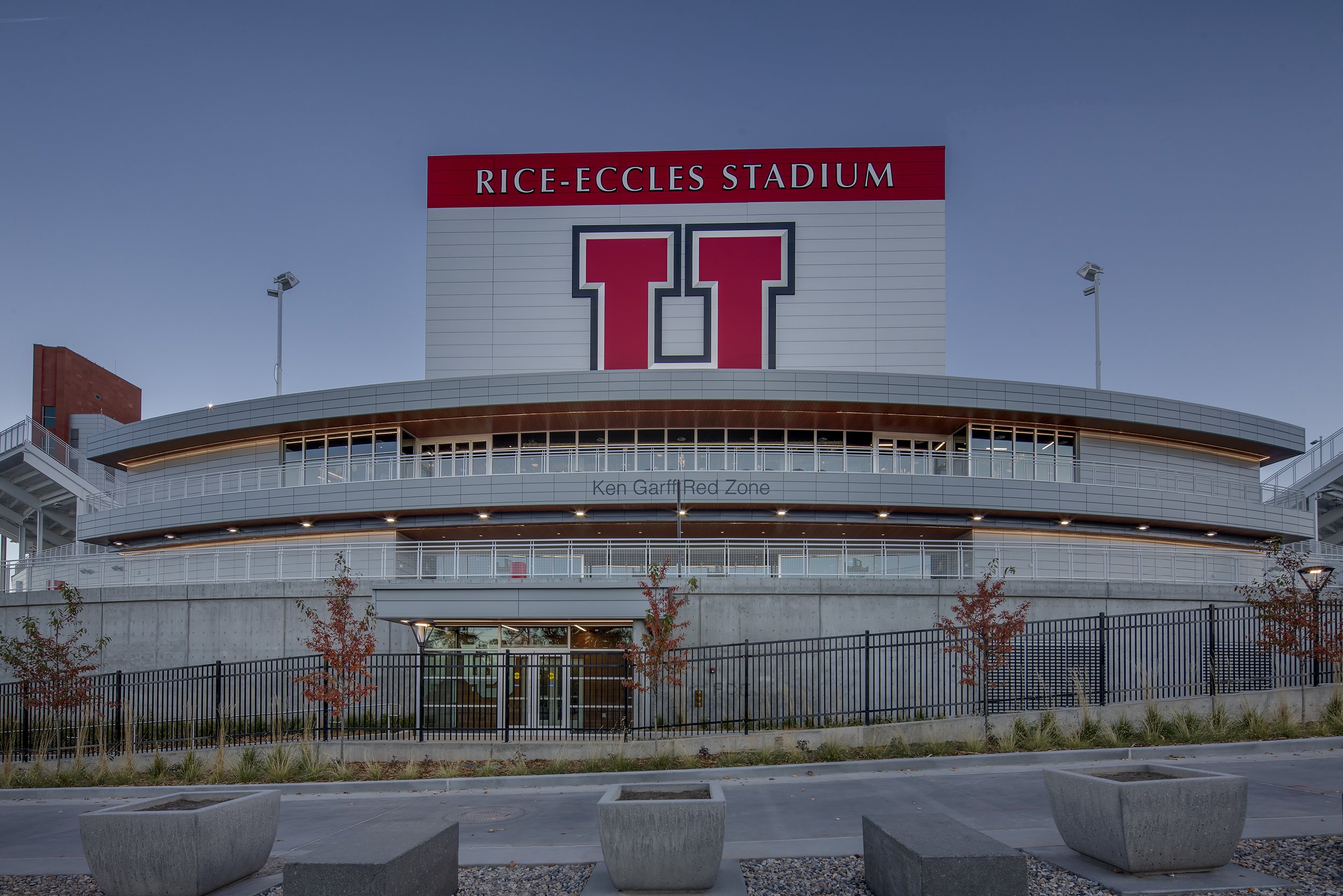 Rice-Eccles Stadium exterior — University of Utah sports venue MEP engineering by Lynk Engineers, Salt Lake City
