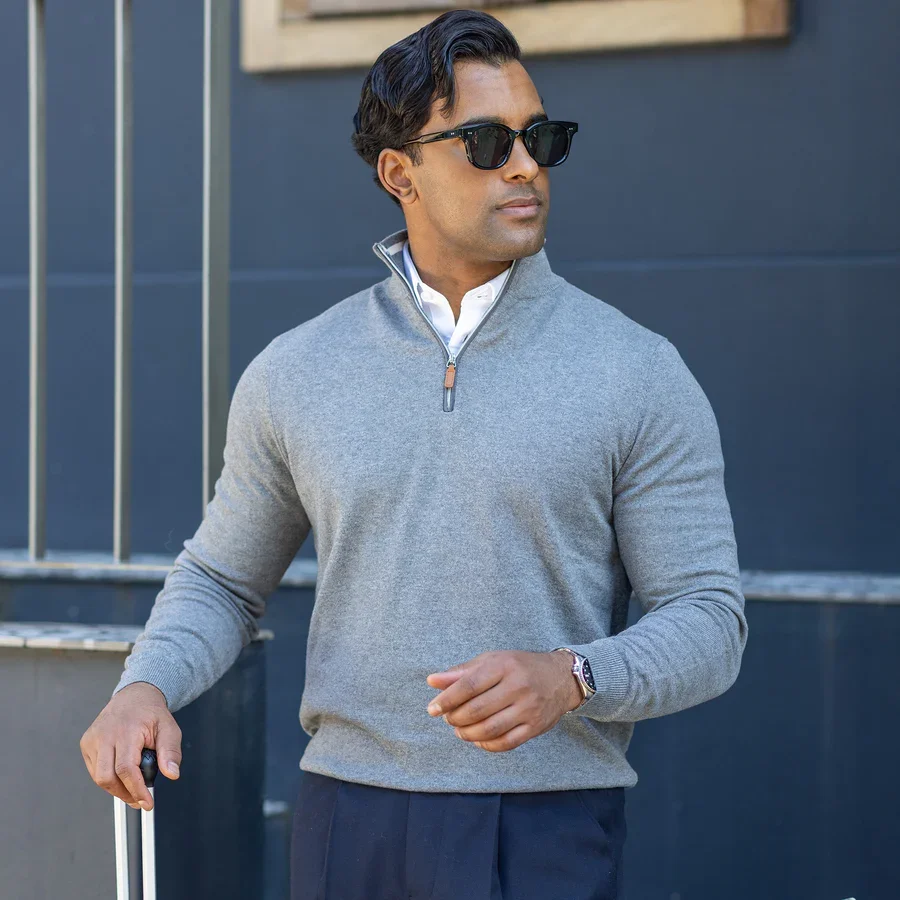 Quarter Zip Sweater