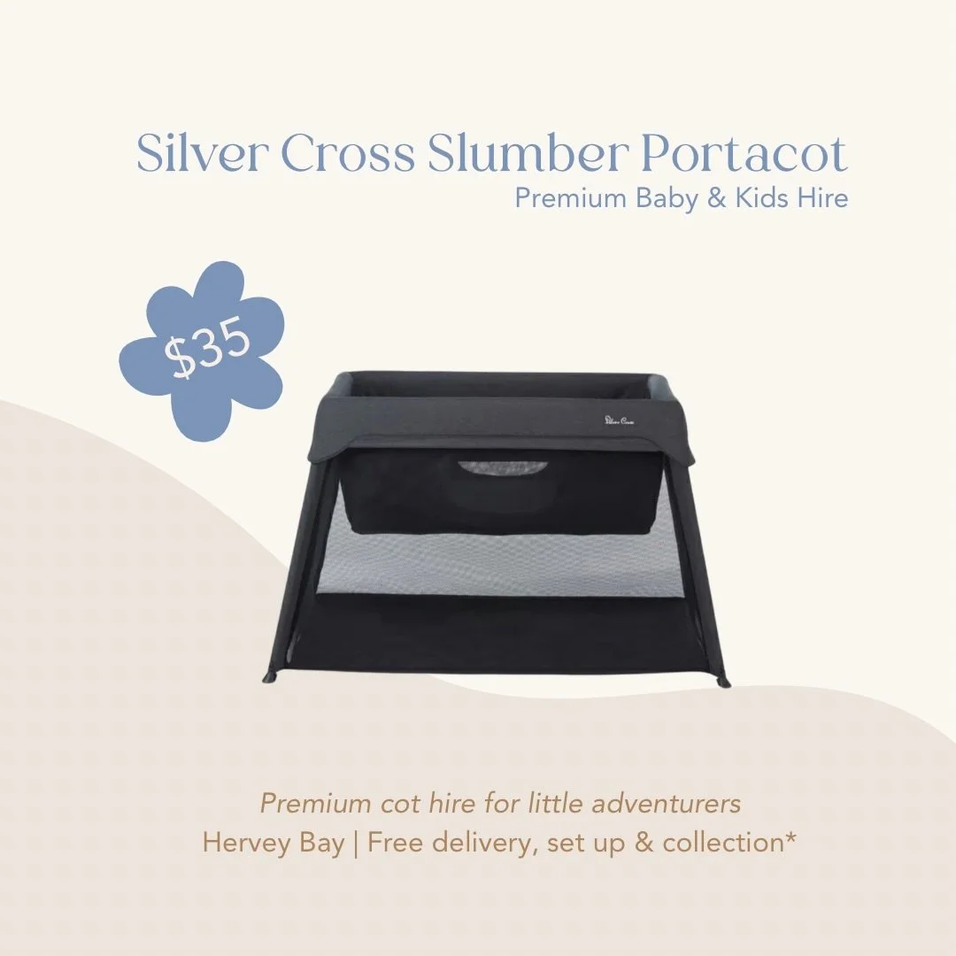 EASTER GETAWAYS ARE FILLING UP🐰🌿

Are you coming to Hervey Bay or hosting family these school holidays?
We&rsquo;ll have your pram, portacot, car seat + highchair delivered, set up and collected. 
You can focus on chocolate, family time and slow mo