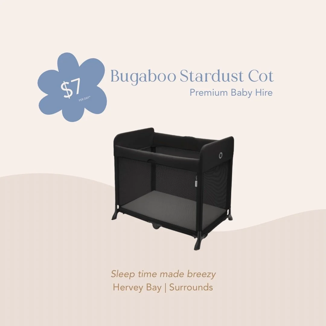 Sleep time made easy for little adventurers 🥹
From just $7* per day .. what a dream☁️

Jump online and explore our sleep range for your upcoming holiday or weekend away 🚗🌴

*$7 per day when hired for a week 

#travelhire #bugaboo #hireme #babyandk