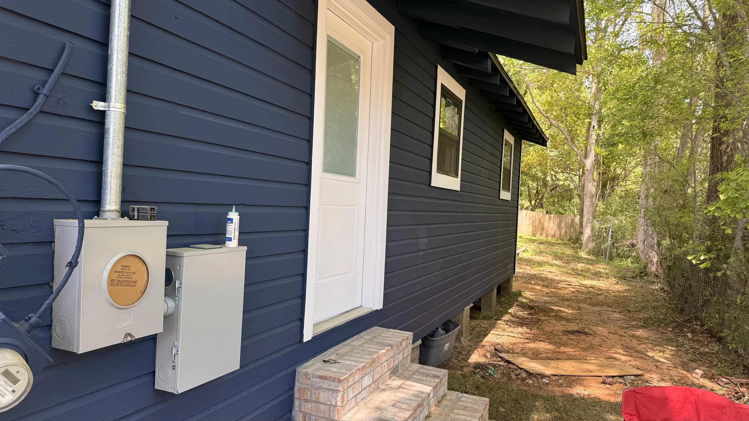 Home energy system upgraded for efficiency. 