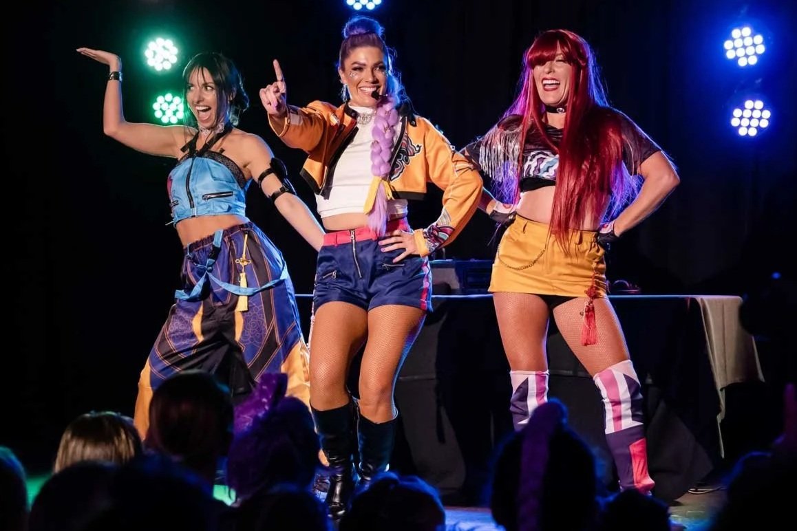 Lucy's Groove Union company performing at their K-Pop show. 450 tickets were sold and many more on the waiting list.