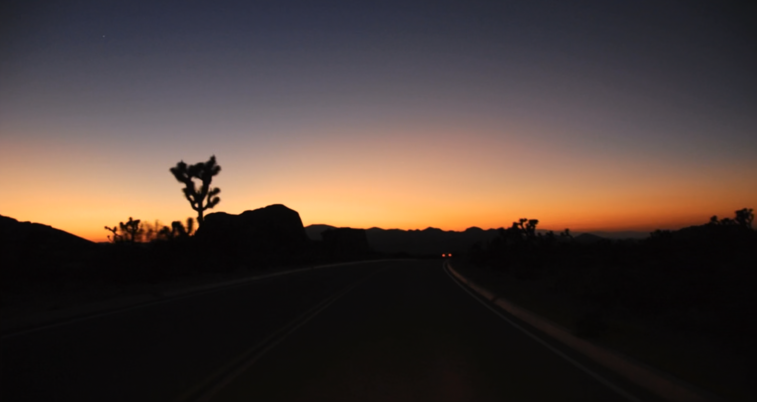 desert sky, desert landscape, Joshua Tree national park sunset