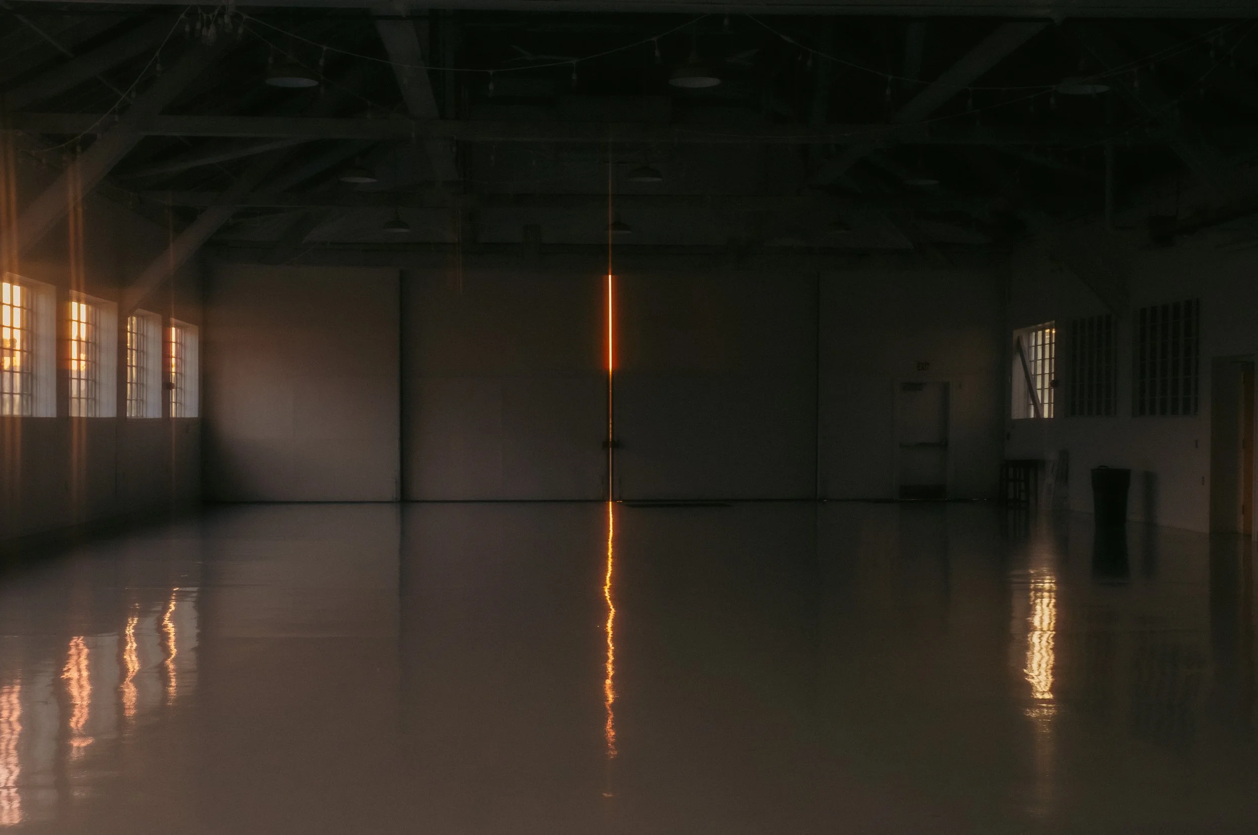 Eerie film photograph of the oldest US airfield, Pearson Air Museum in Vancouver, WA (Portland Metro), capturing the quiet solitude of Fort Vancouver National Historic Site and its role in the 1937 Transpolar Flight.
