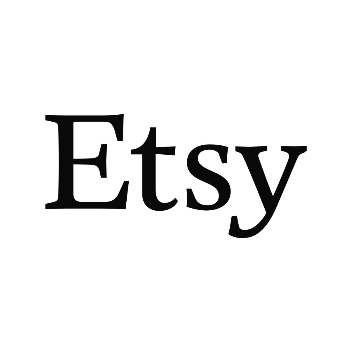 Word "Etsy" displayed in black text on a white background.