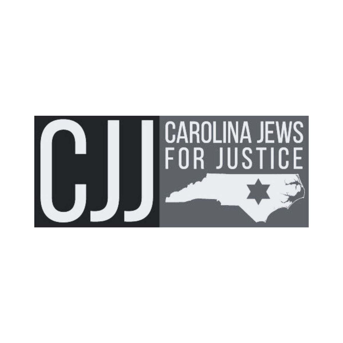 Logo of Carolina Jews for Justice, with initials CJJ