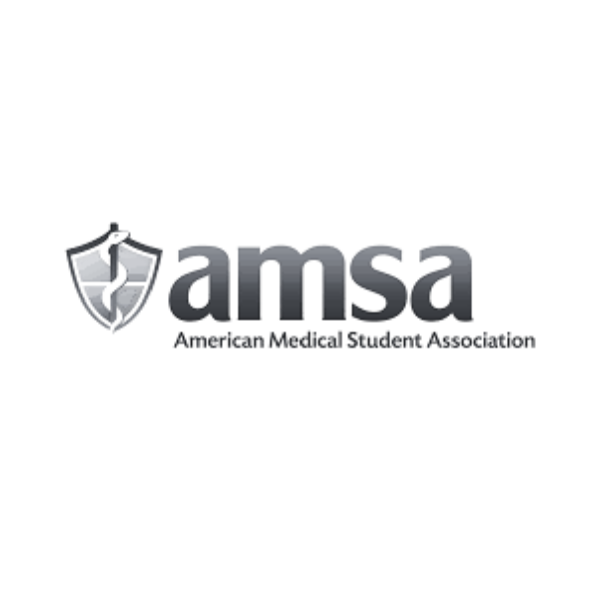 Logo of AMSA with a shield symbol on the left and the word 'AMSA' in stylized font.